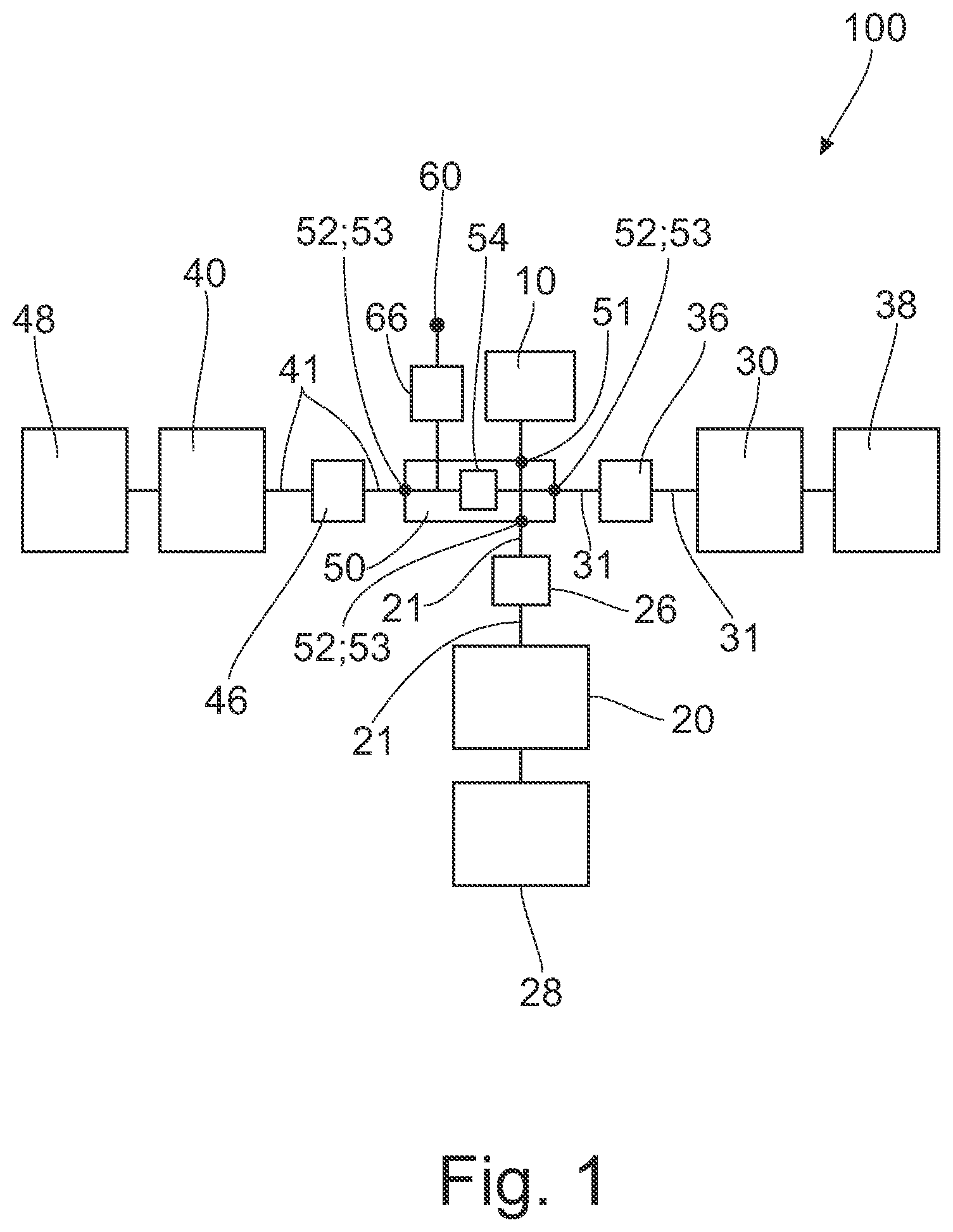 Patent US12090859 — Method and controller for controlling the flow of electrical power in a working vehicle — Figure 1