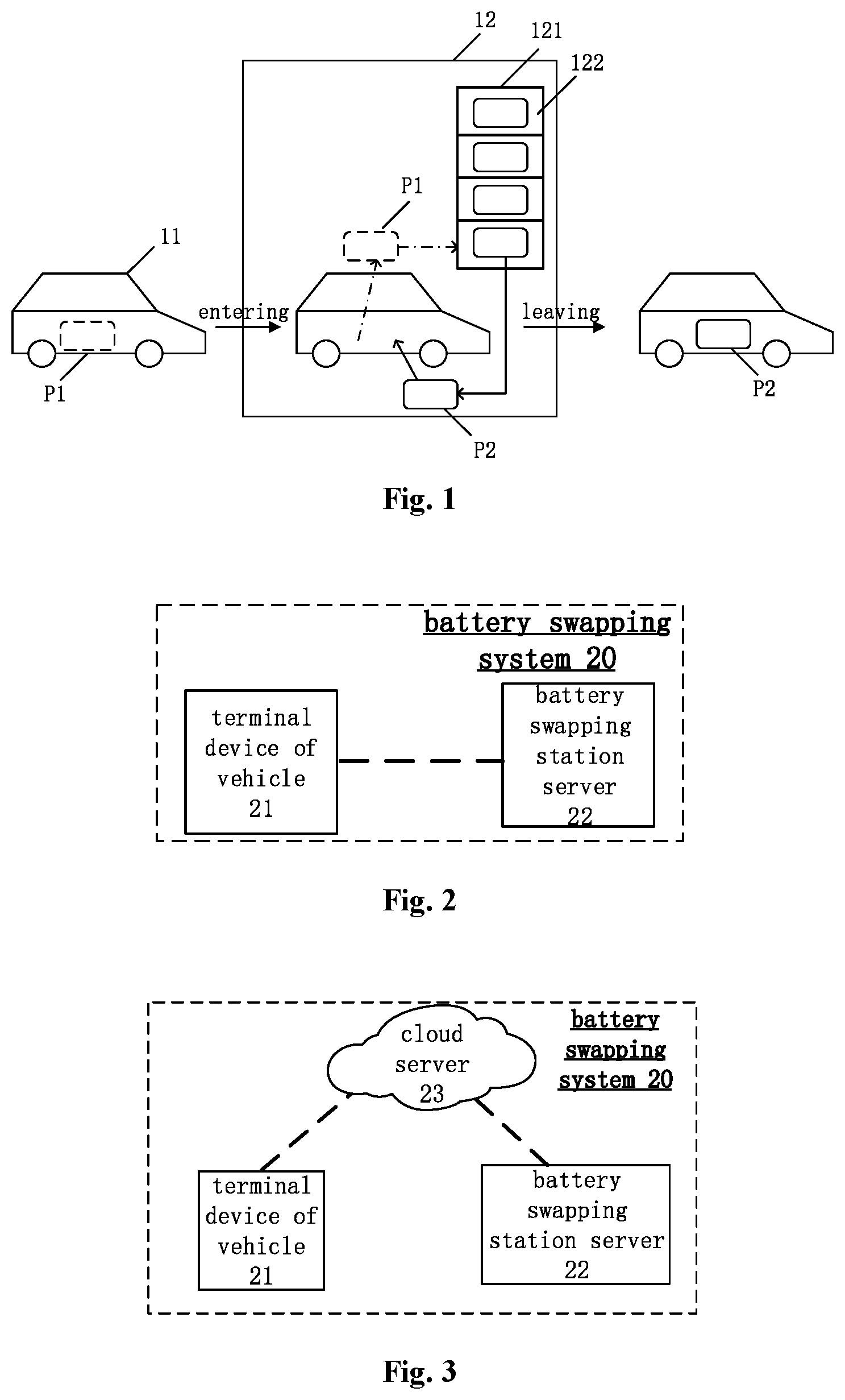 Patent US12090885 — Battery swapping method, apparatus, system, device and medium — Figure 1