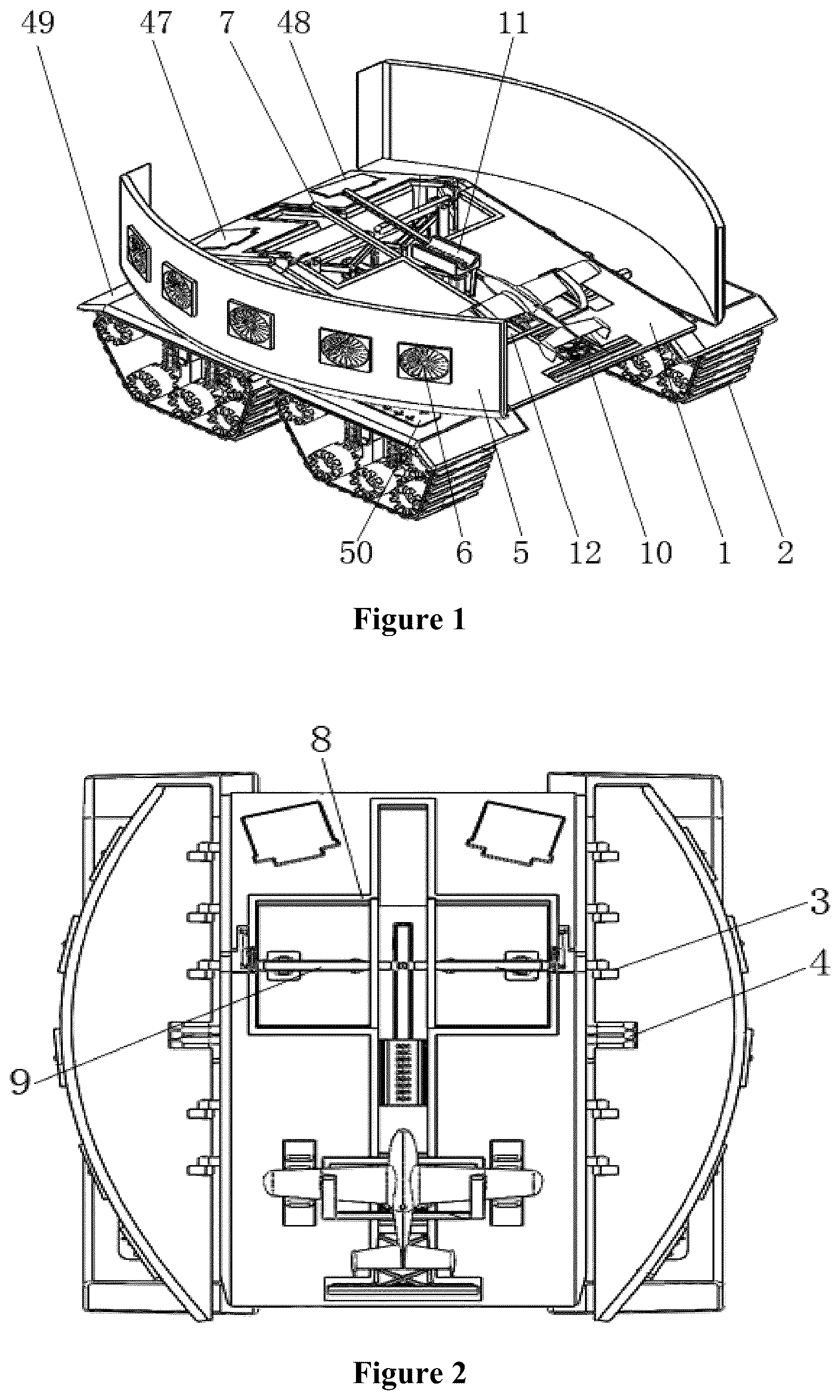 Patent US12090910 — Emergency support robot for polar UAVs — Figure 1