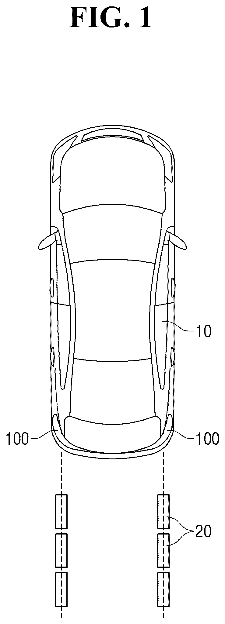 Patent US12090915 — Lamp for vehicle — Figure 1