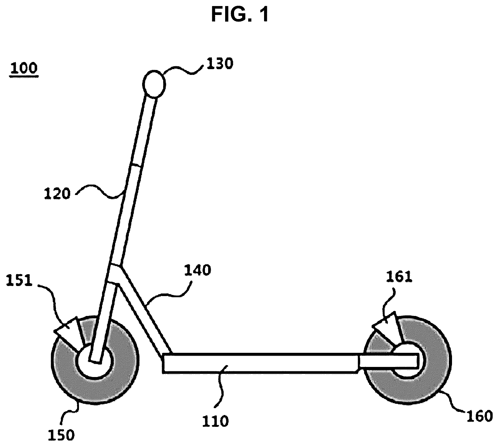 Patent US12090942 — Personal mobility device and method of controlling stability using the same — Figure 1