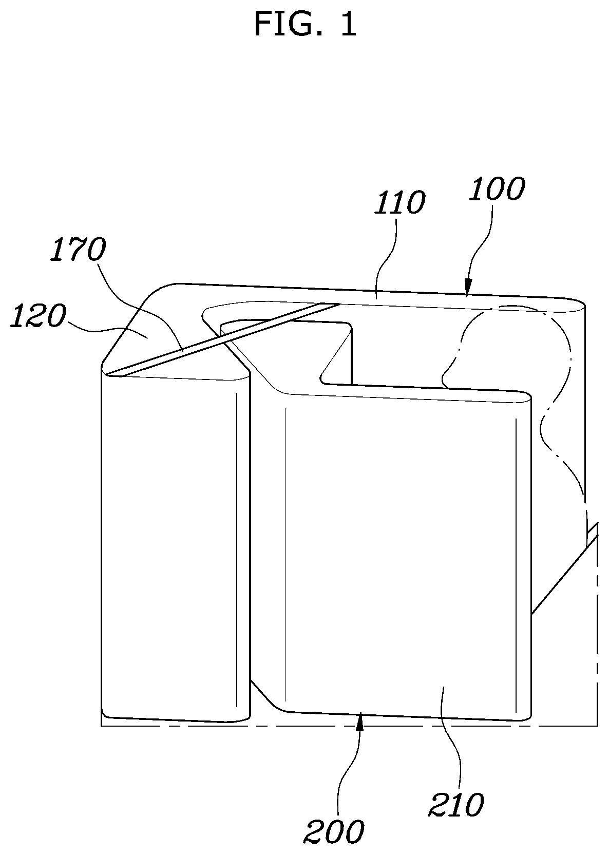 Patent US12090947 — Air bag device — Figure 1