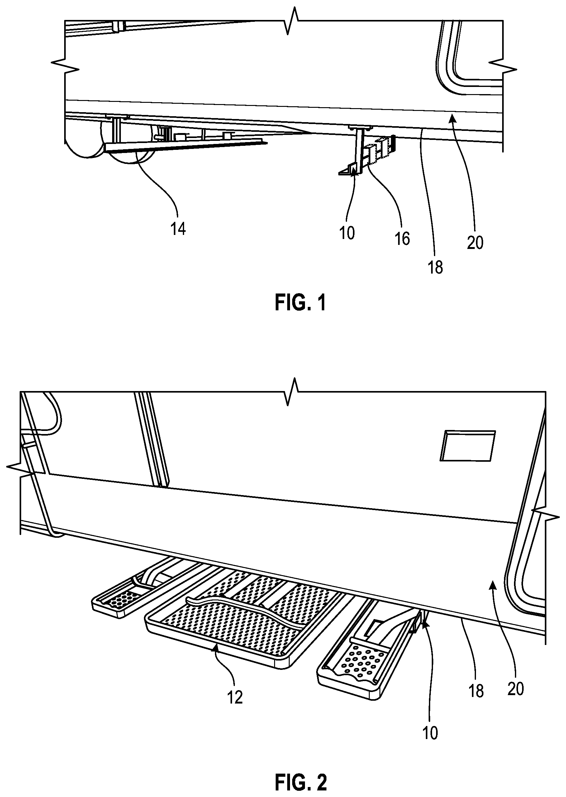 Patent US12090964 — Foldable picnic table carrier for use on recreational vehicles — Figure 1
