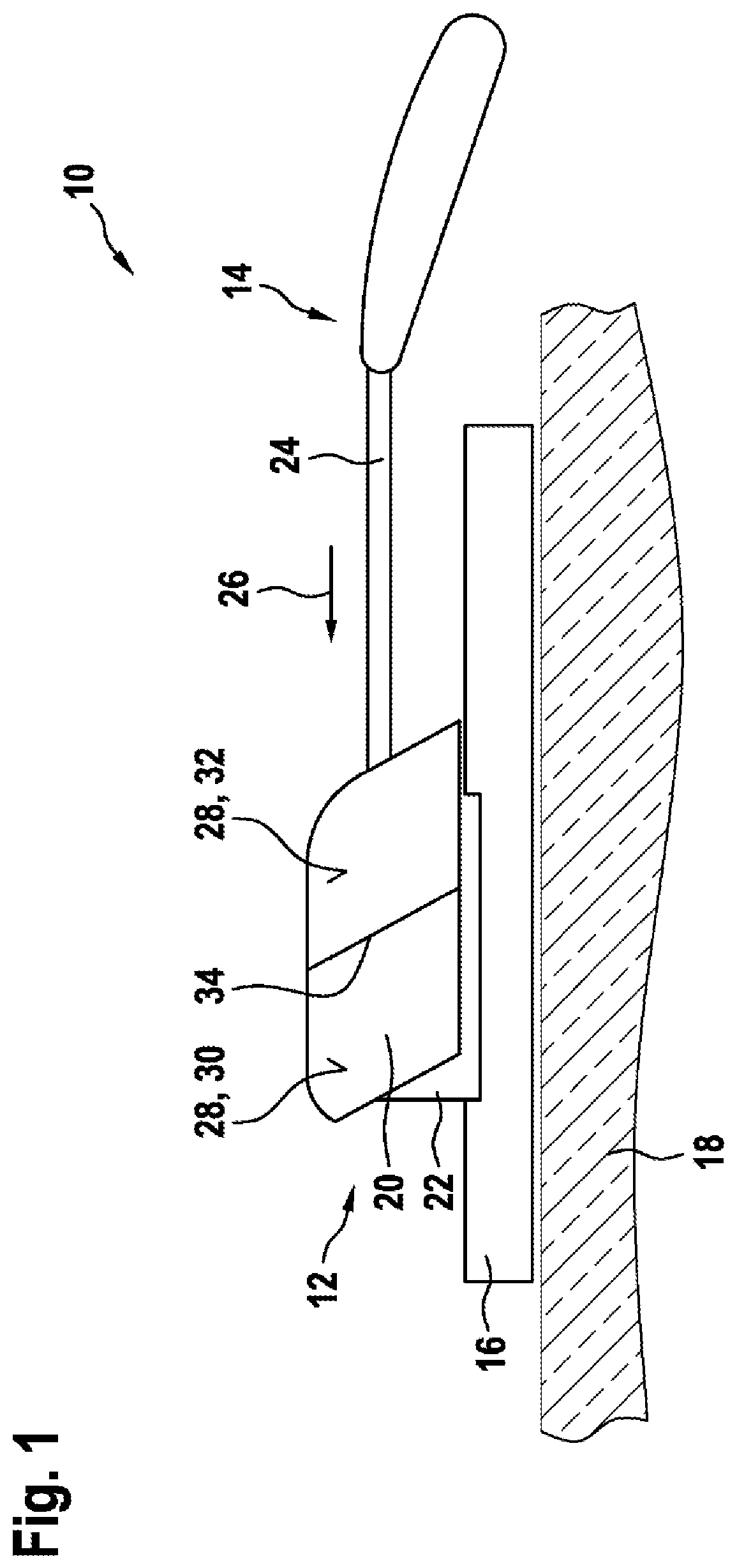 Patent US12090966 — Adapter unit — Figure 1