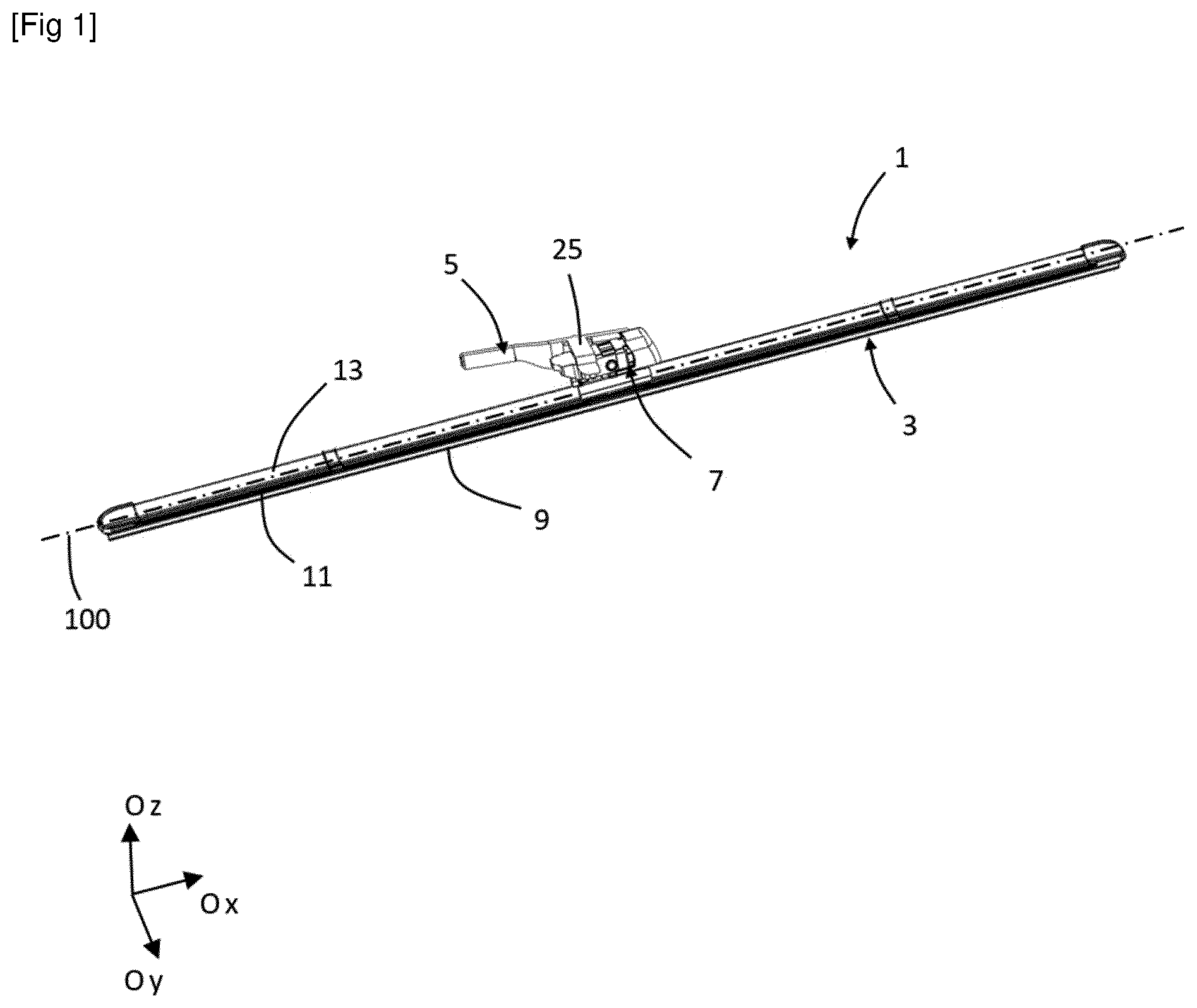 Patent US12090967 — Adapter for a motor vehicle wiper system — Figure 1