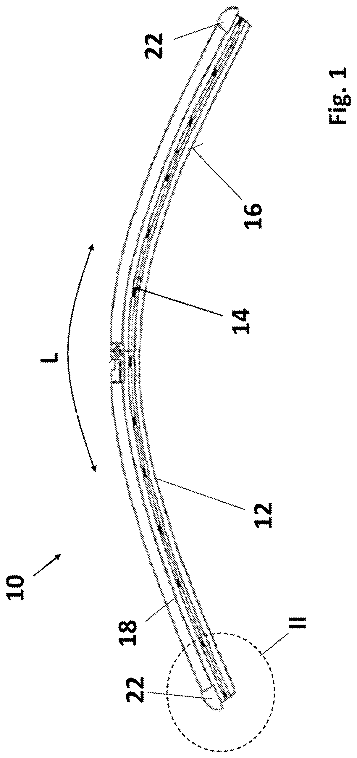 Patent US12090968 — Wiper blade, in particular for a motor vehicle — Figure 1