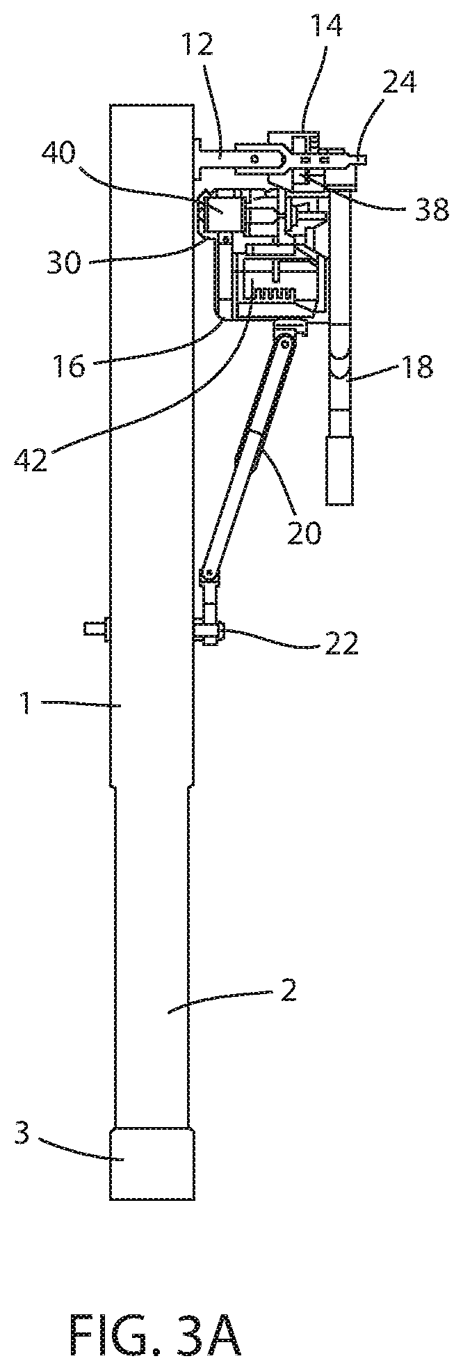 Patent US12090971 Figure 3 – Apparatus and method for lowering and raising a trailer