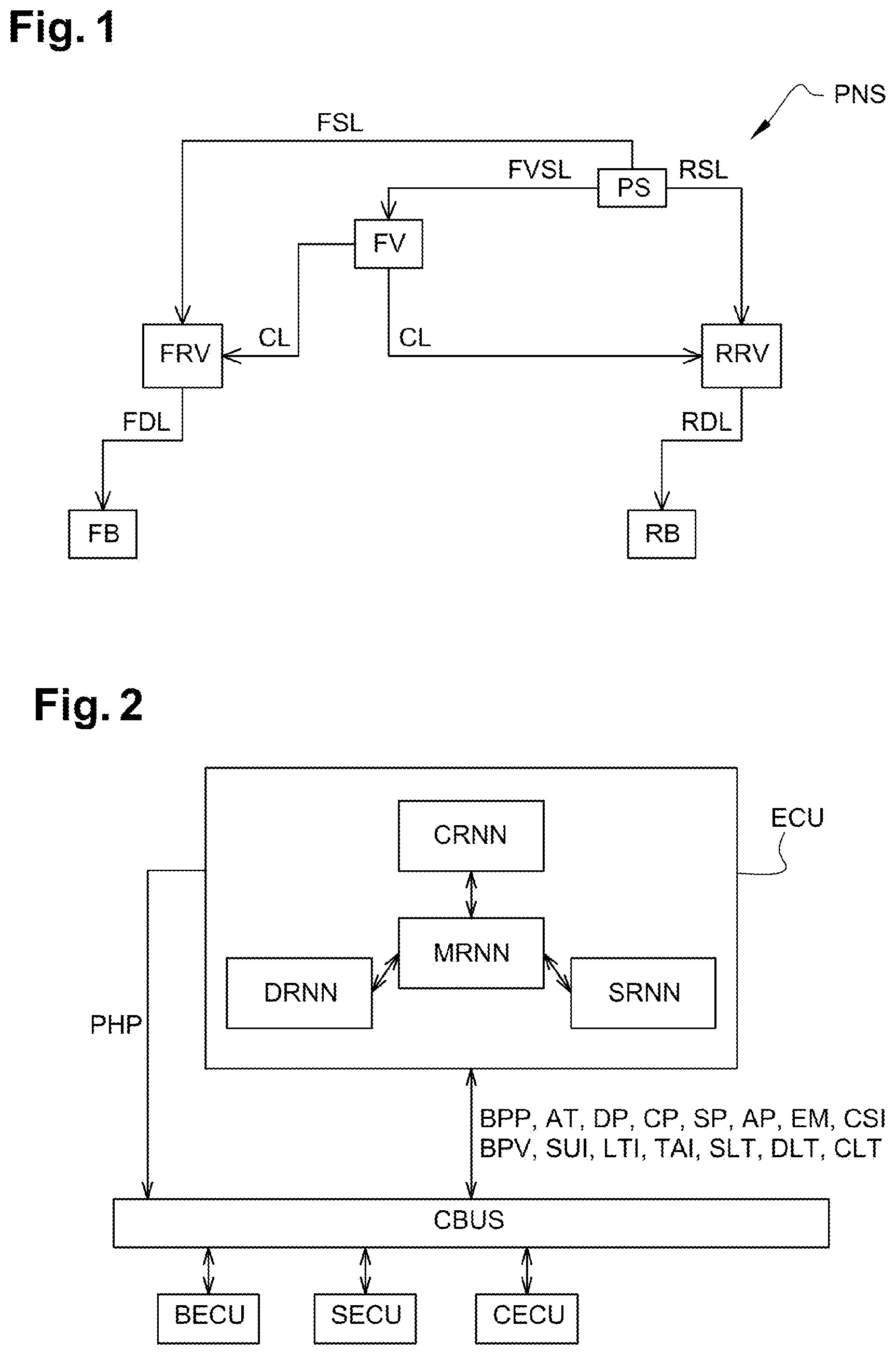 Patent US12090985 — Method for detecting a failure in a vehicle pneumatic system — Figure 1