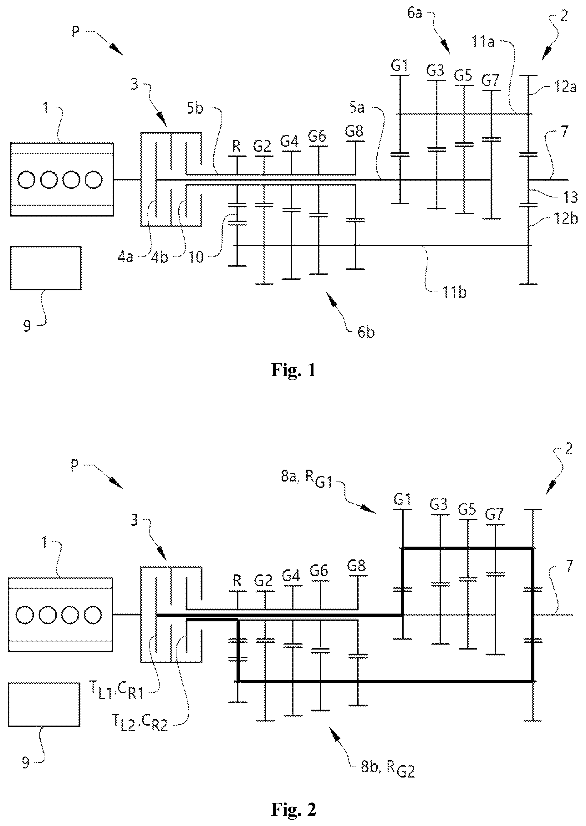 Patent US12090986 Figure 1 – Method for turning off an internal combustion engine of a vehicle powertrain system and a vehicle powertrain system