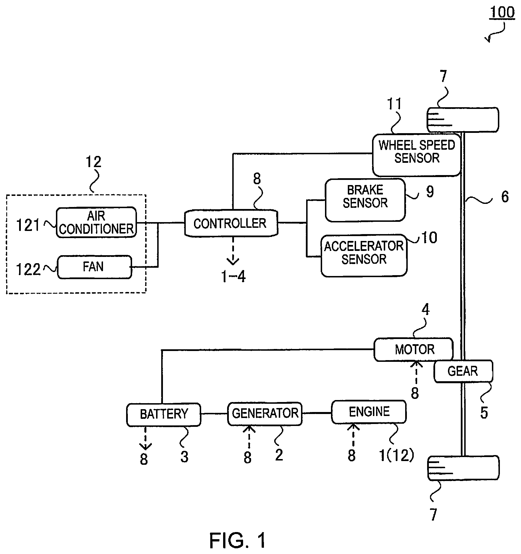 Patent US12090991 — Vehicle control method and vehicle control device — Figure 1