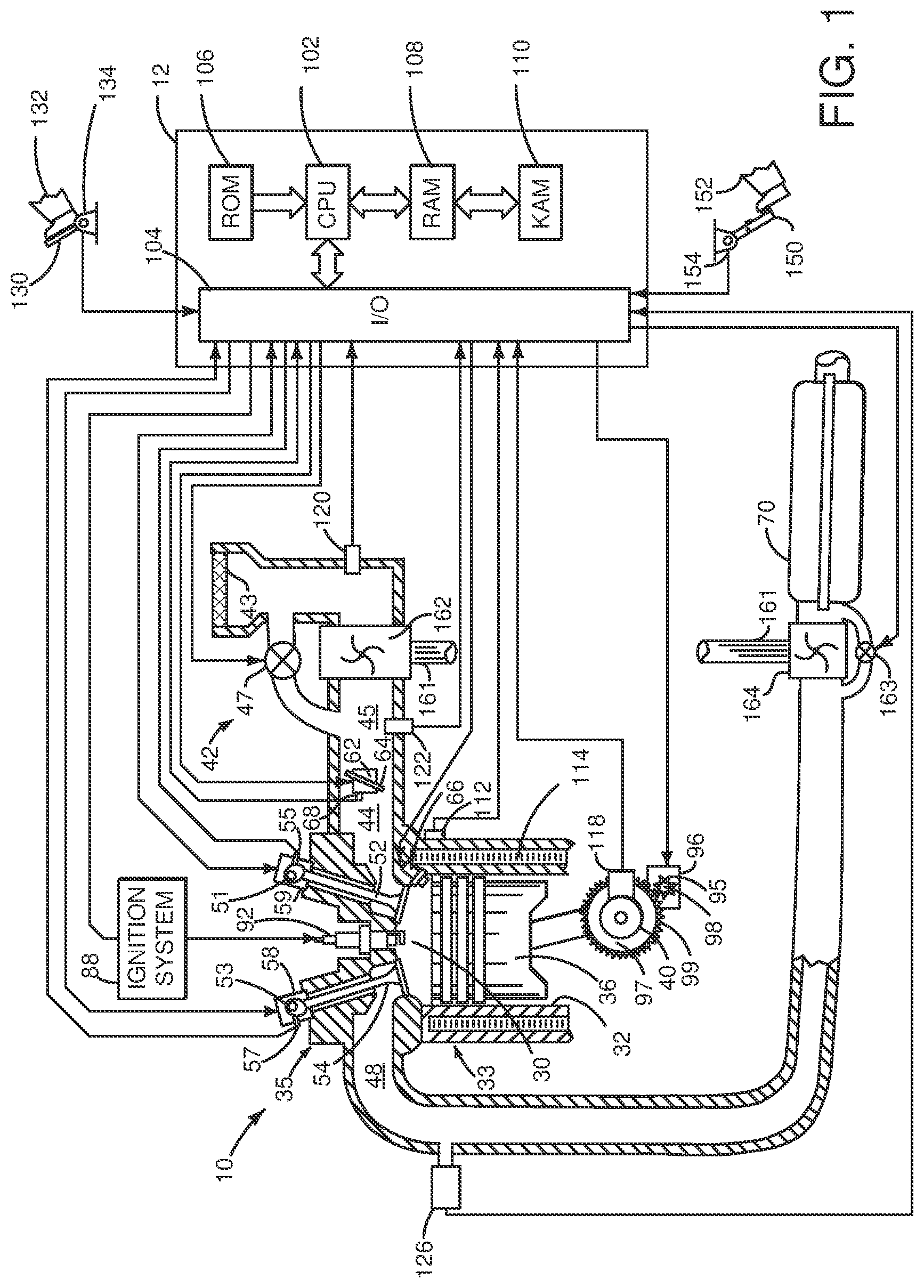 Patent US12090992 — Driveline disconnect clutch operating methods and system — Figure 1
