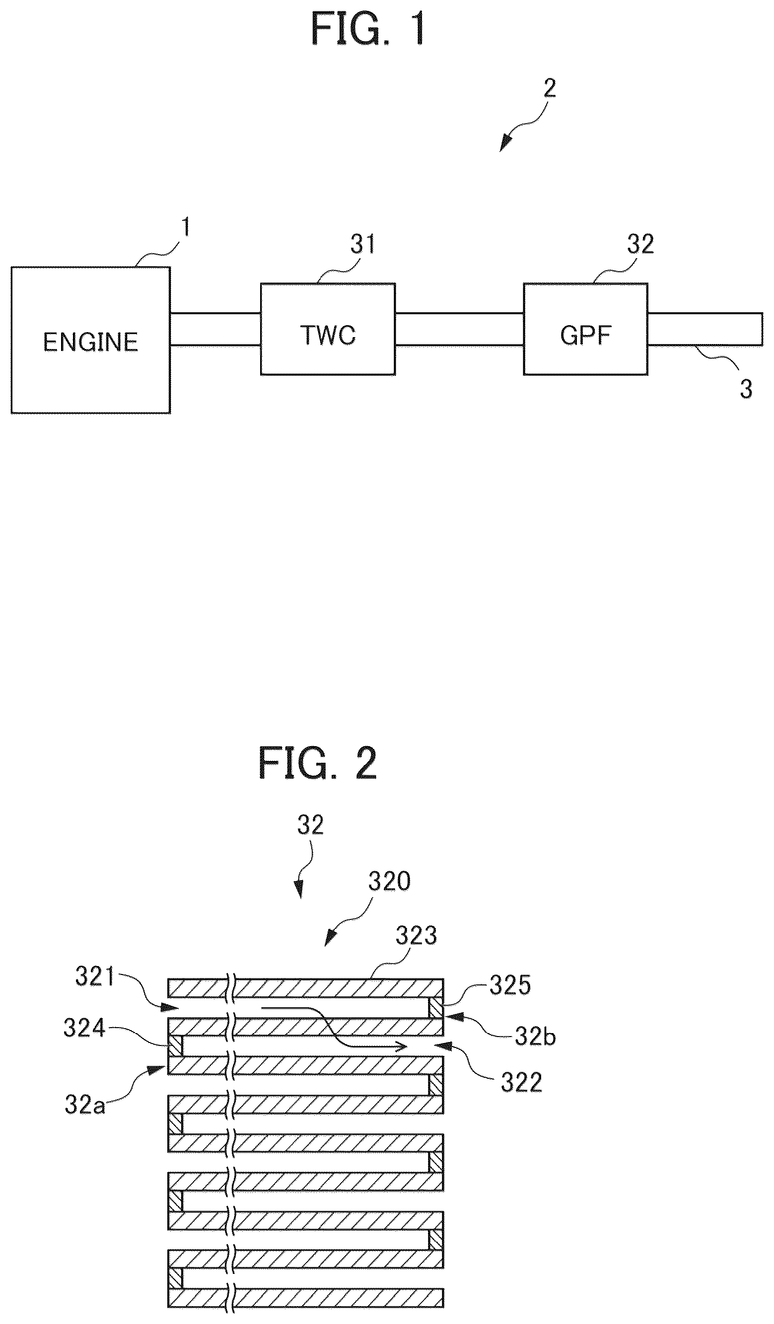 Patent US12092008 — Exhaust purification filter — Figure 1