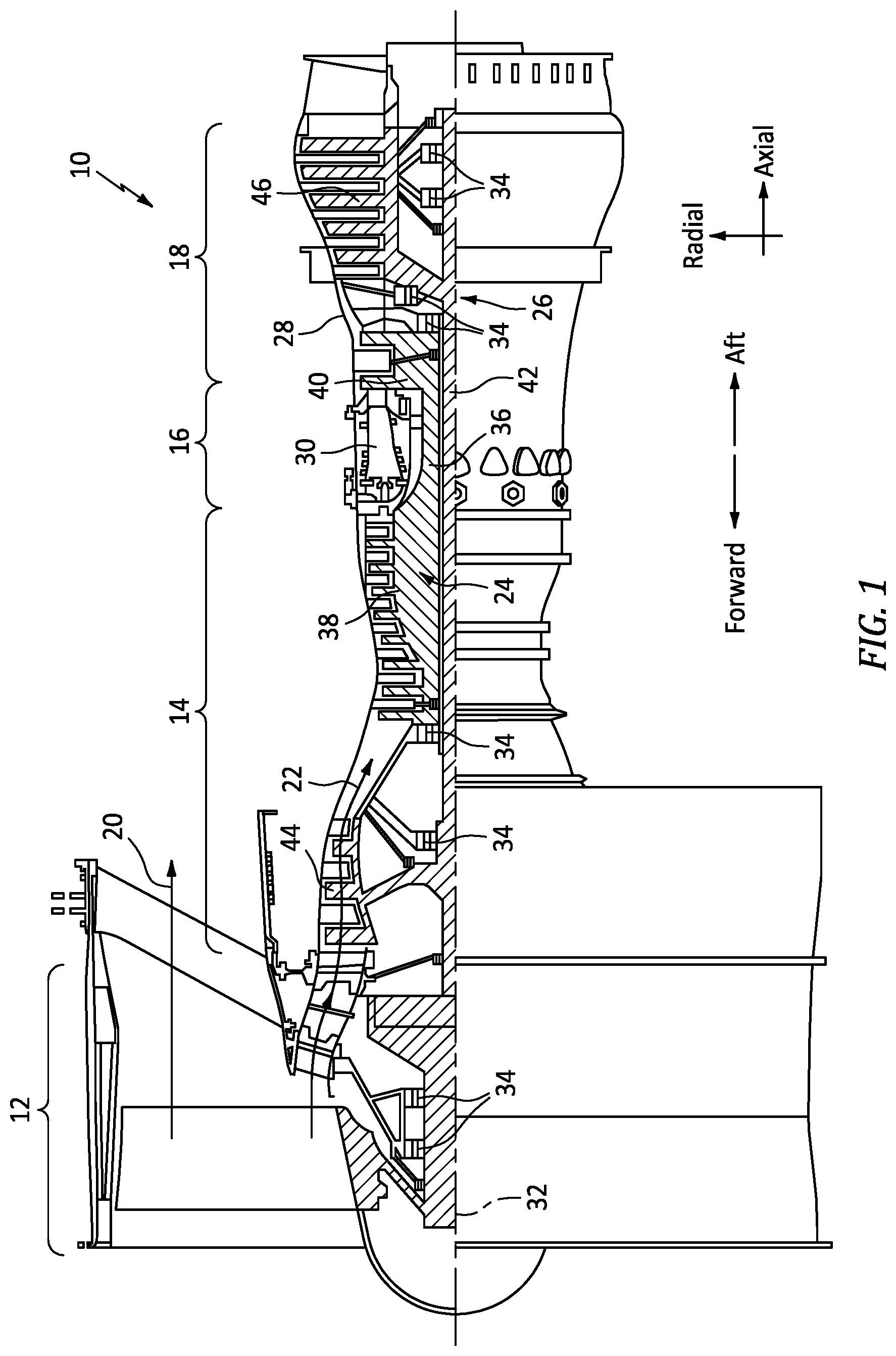 Patent US12092028 — Scoop assembly for rotational equipment — Figure 1