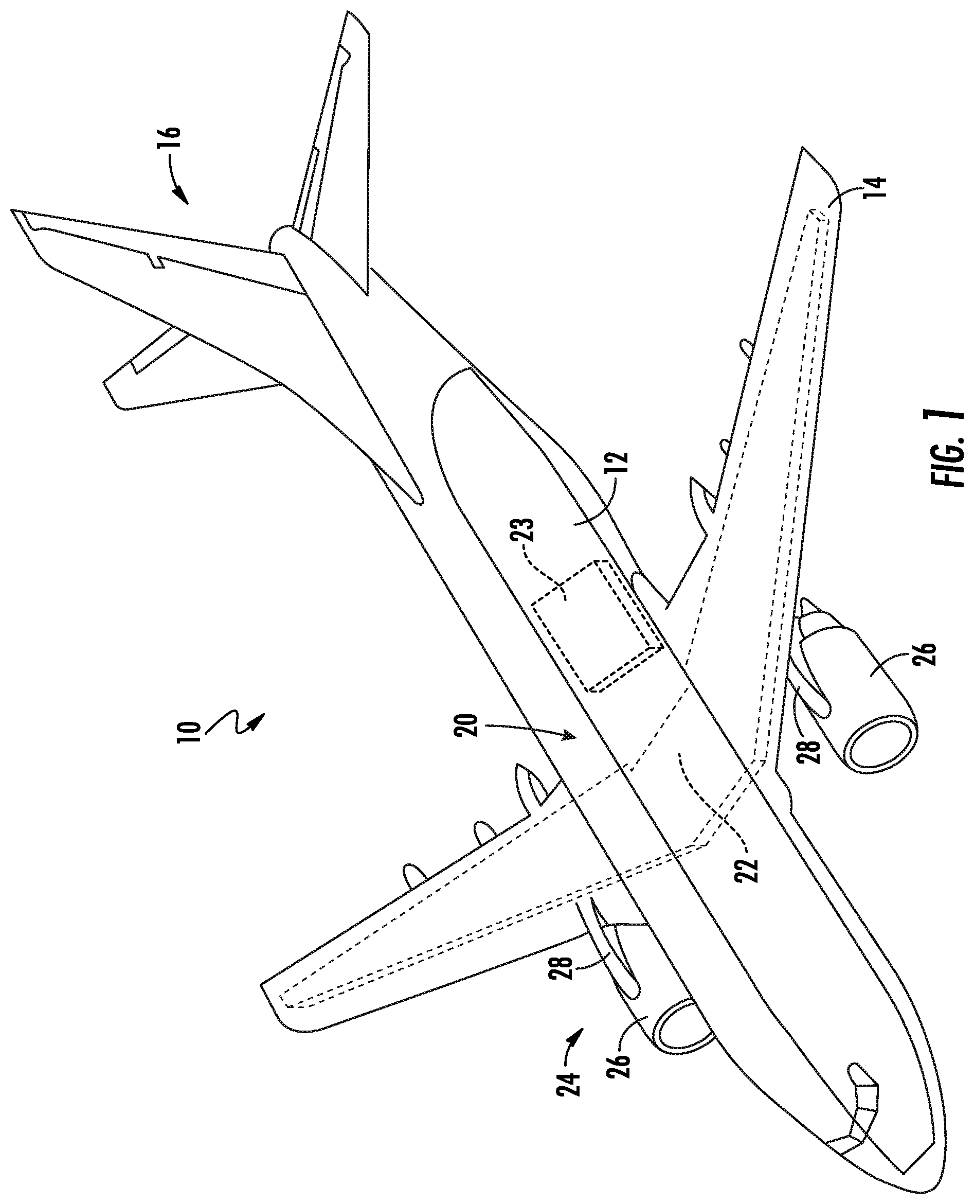 Patent US12092042 — Hydrogen fuel system — Figure 1