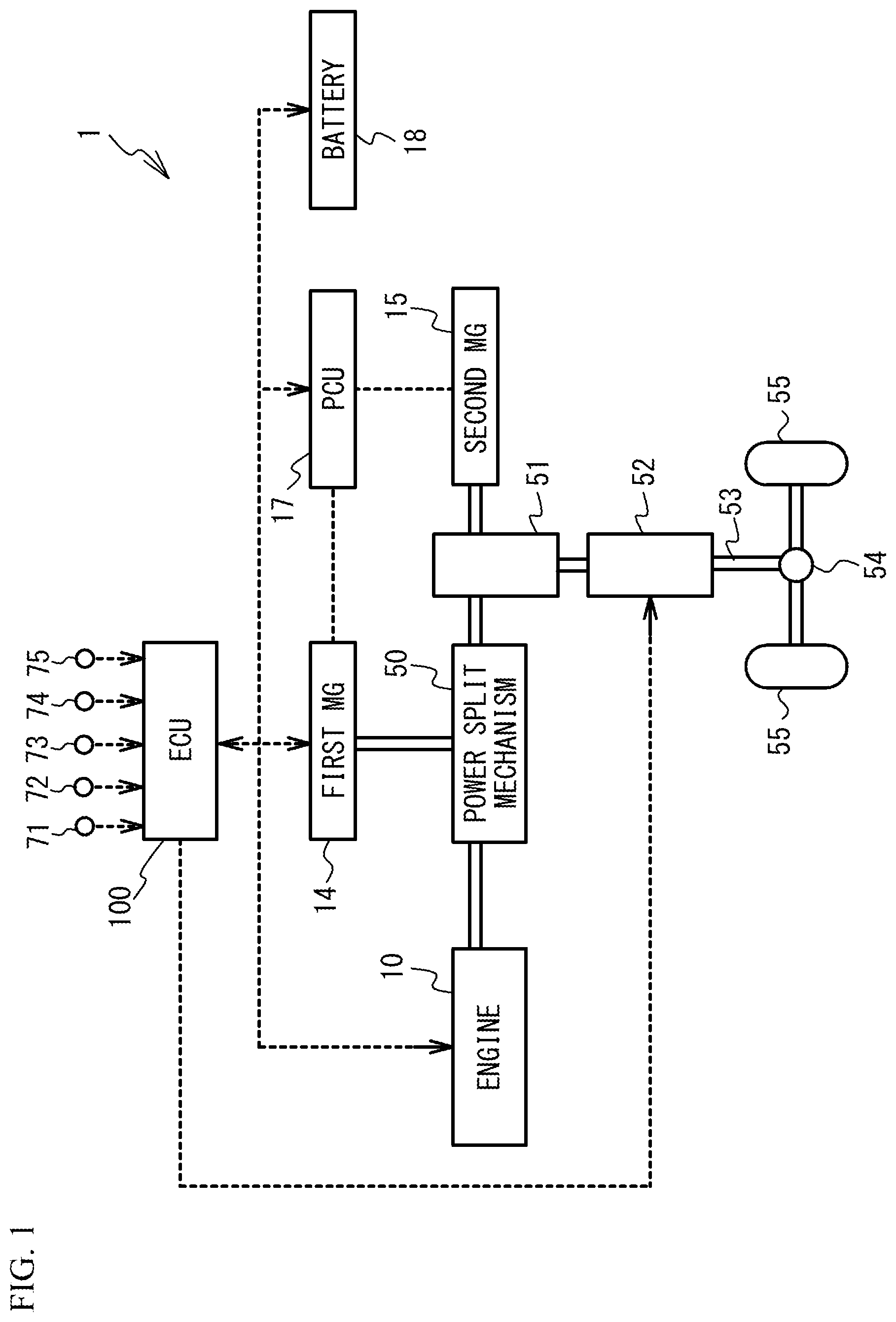 Patent US12092046 — Engine system — Figure 1