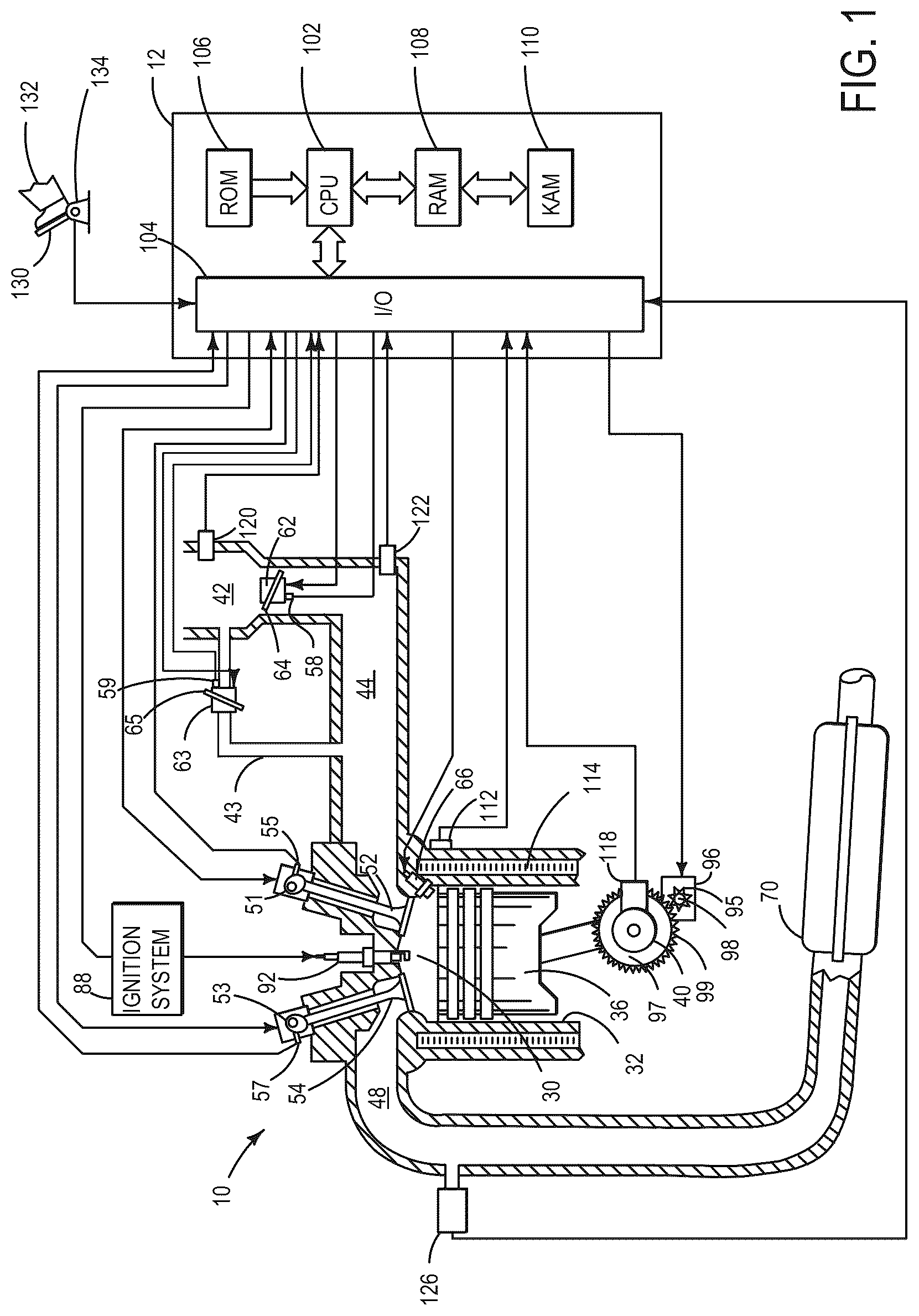 Patent US12092047 — Methods and systems for launching a vehicle with a manual shift transmission — Figure 1