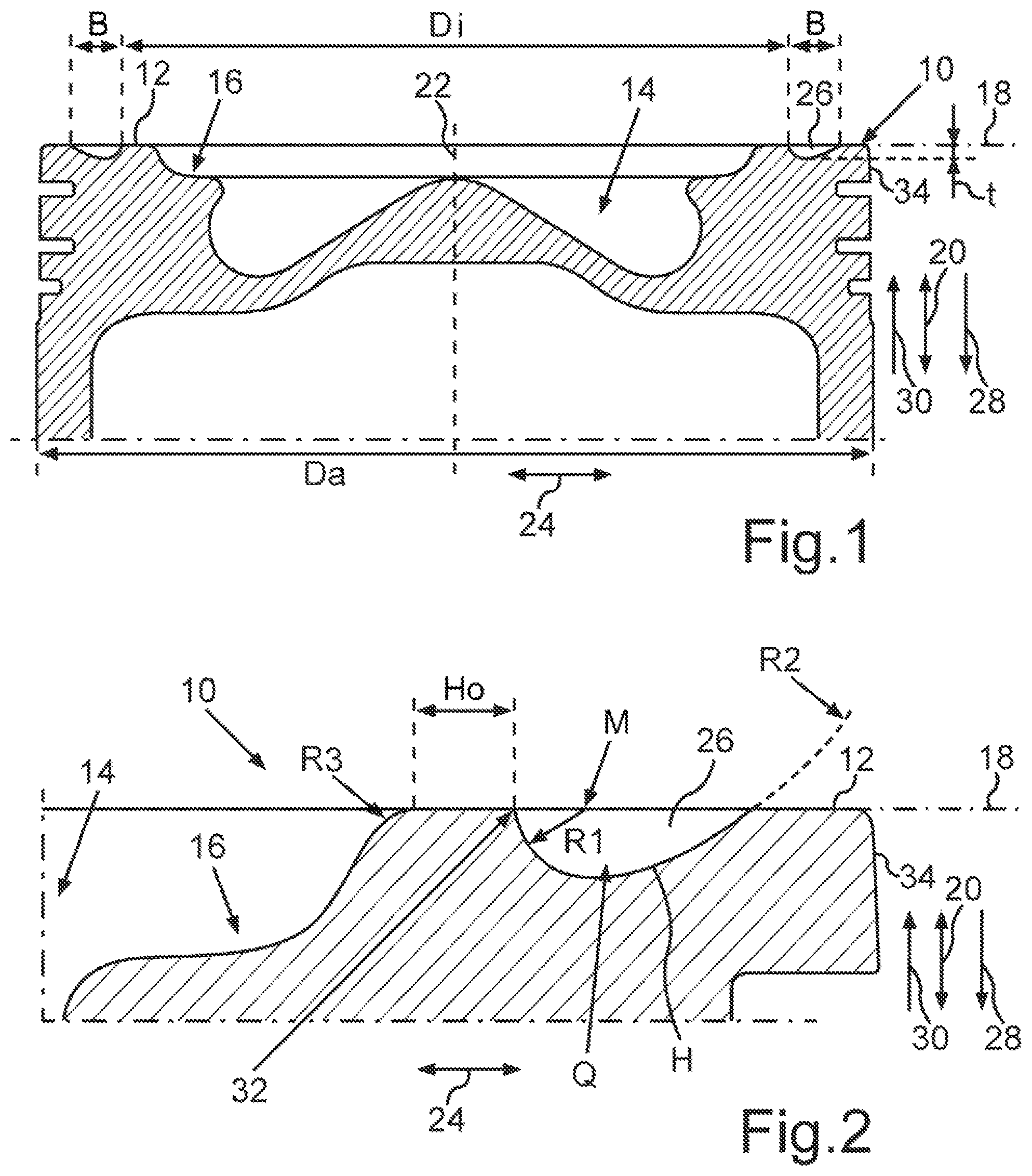 Patent US12092053 — Piston for a reciprocating piston machine, and reciprocating piston machine for a motor vehicle — Figure 1
