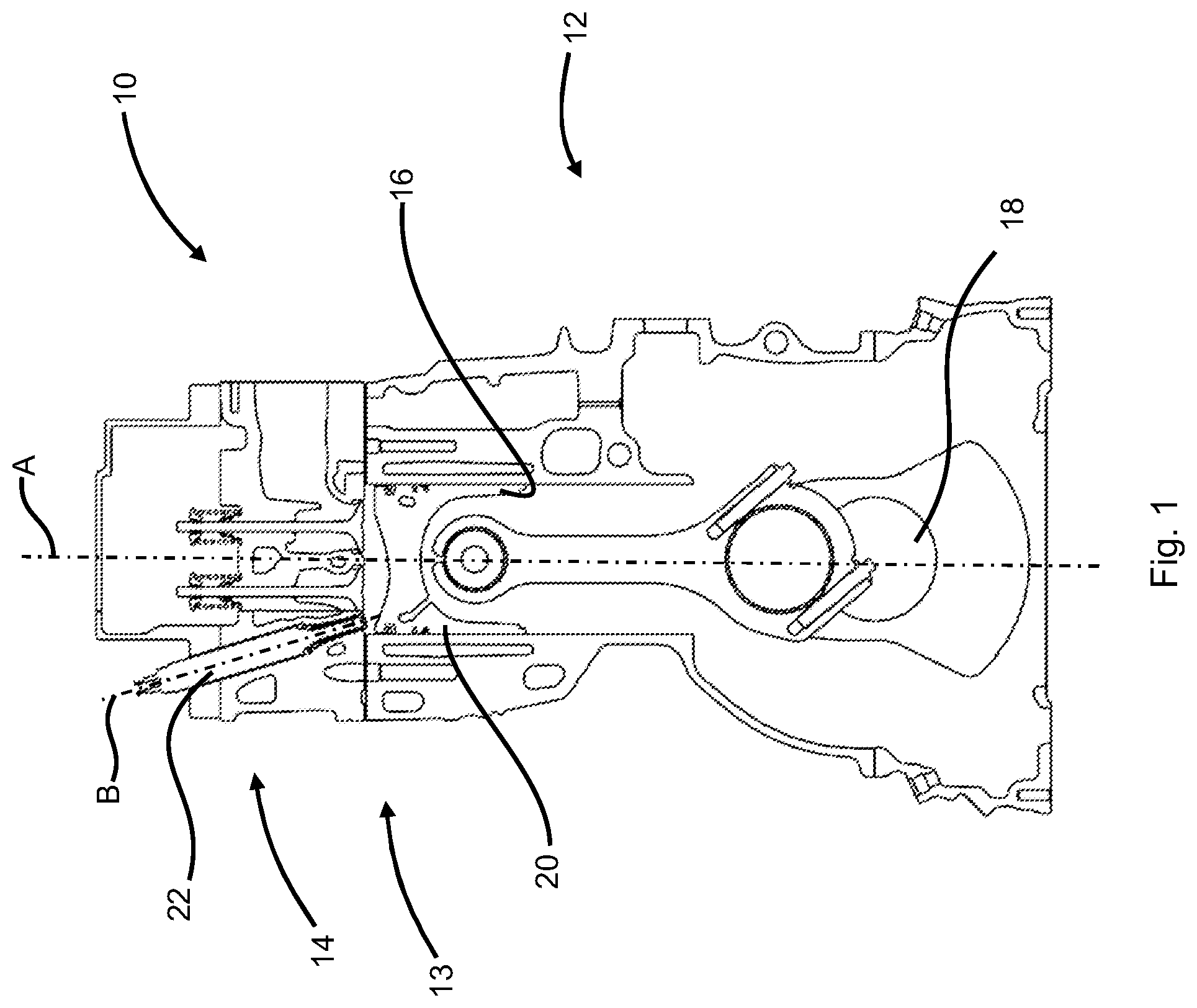 Patent US12092056 Figure 1 – Internal combustion engine