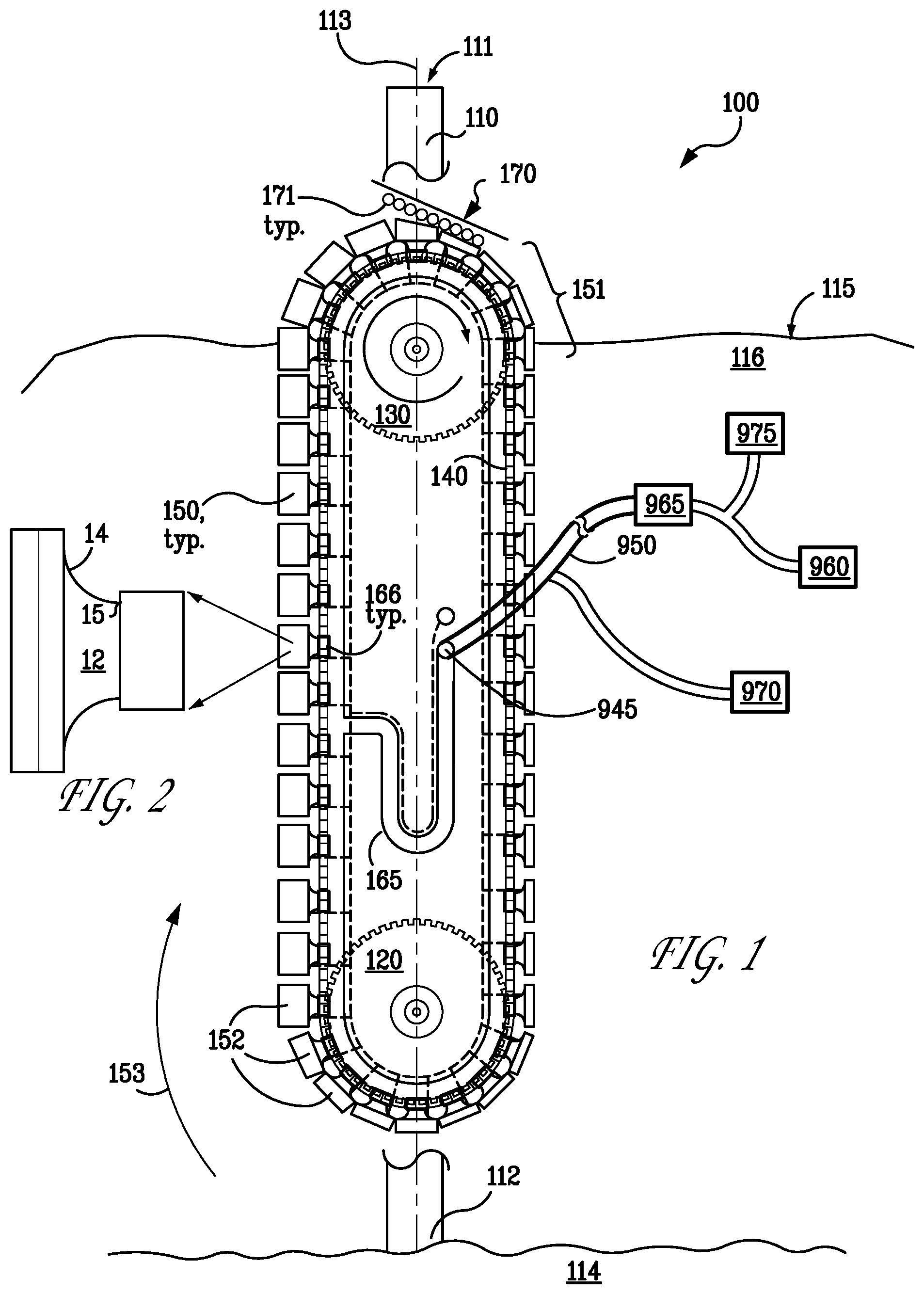 Patent US12092064 — Underwater power generator — Figure 1