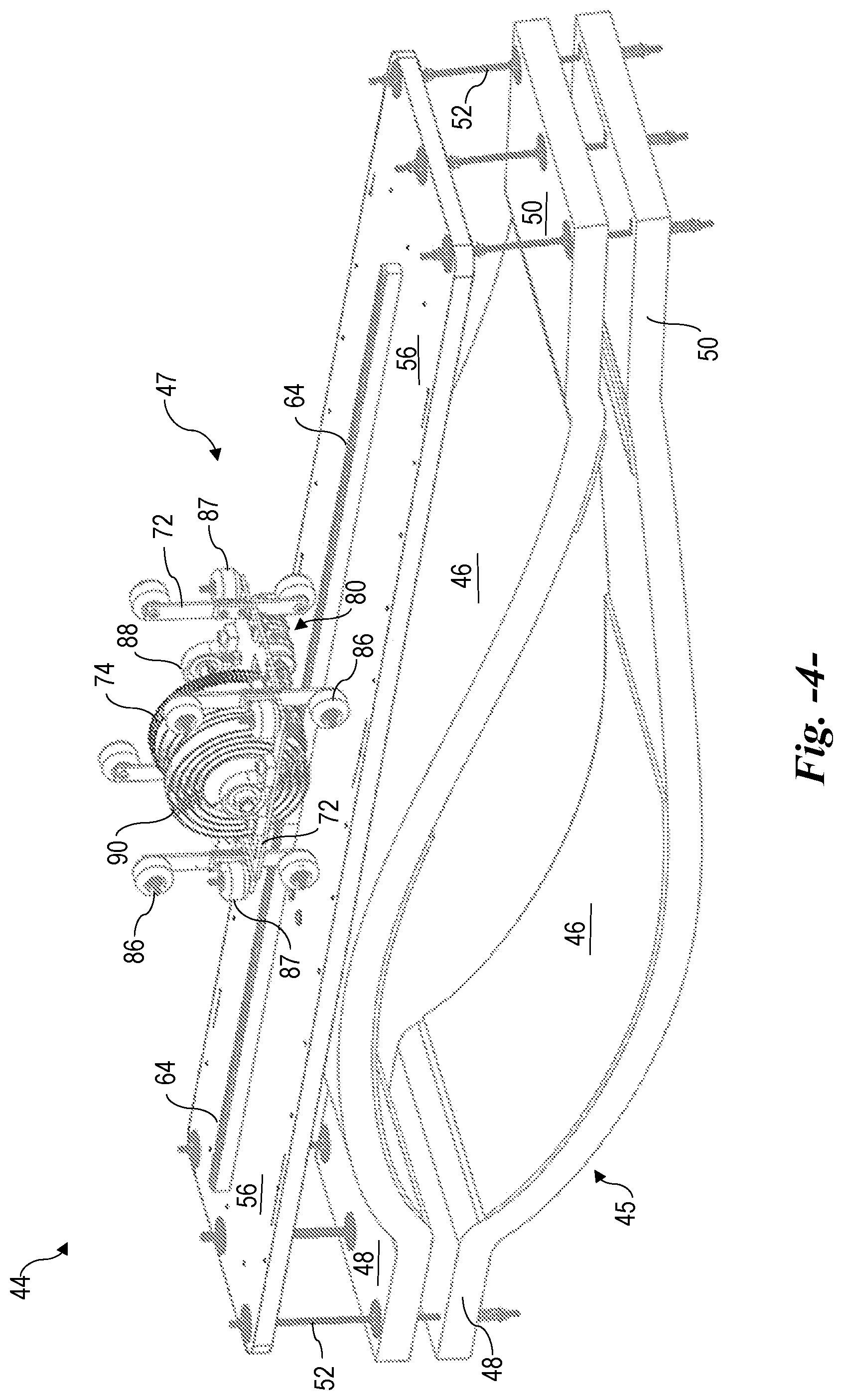 Patent US12092082 Figure 3 – System and method for use of an automatically tunable spring mass damper to reduce vibrations in wind turbine blades
