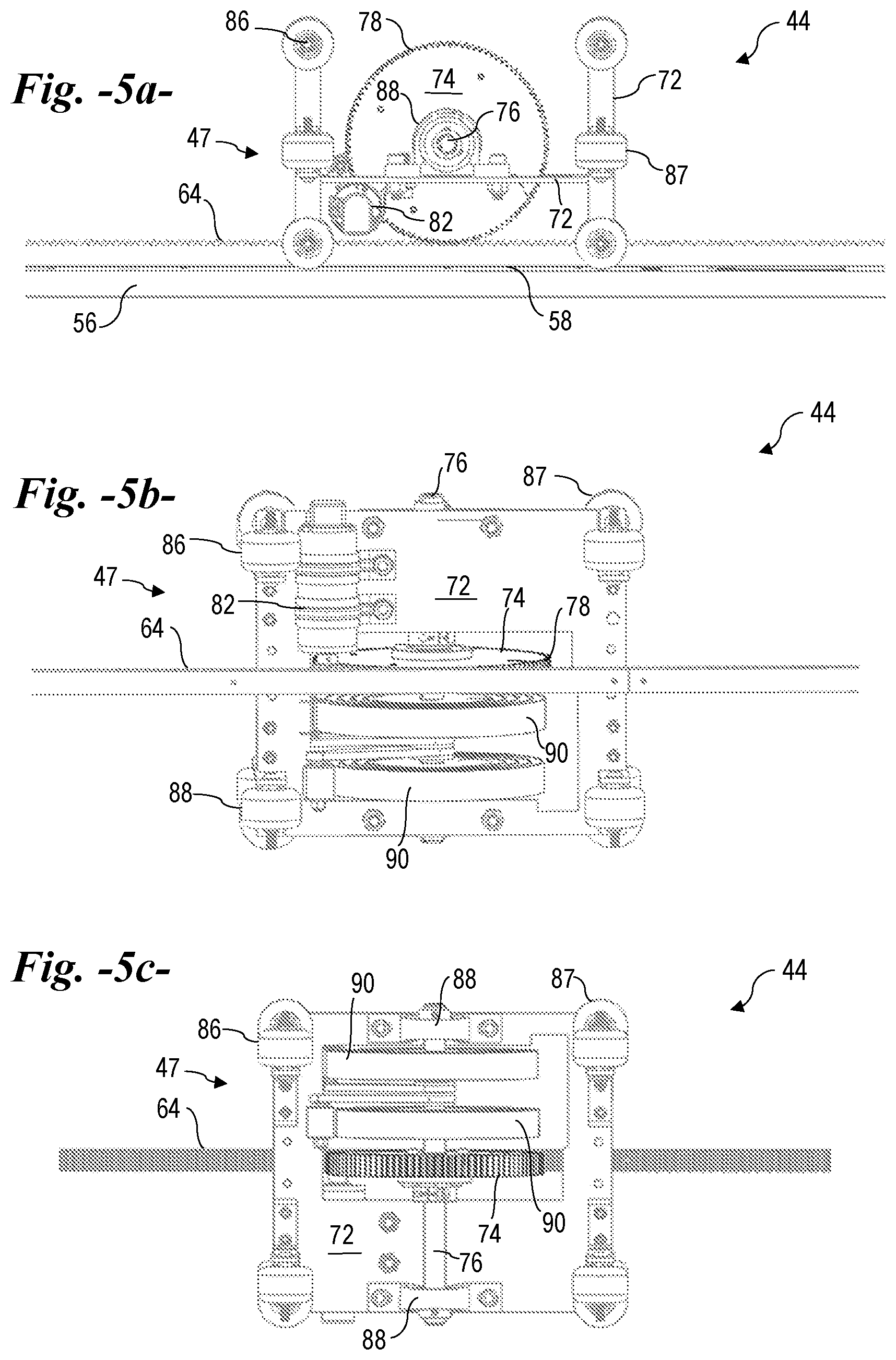 Patent US12092082 Figure 4 – System and method for use of an automatically tunable spring mass damper to reduce vibrations in wind turbine blades