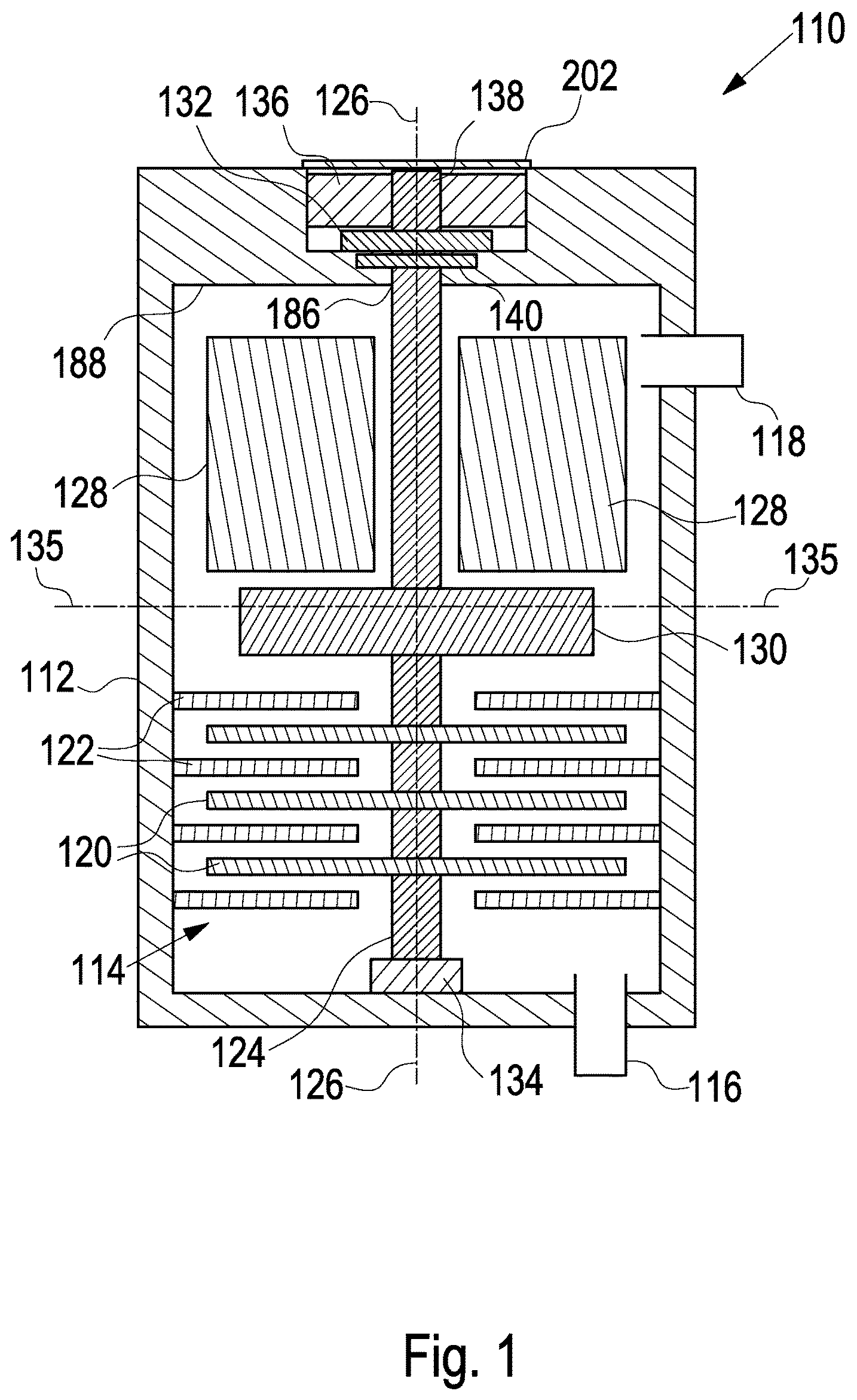 Patent US12092119 — Lubricant supply system and vacuum pump — Figure 1
