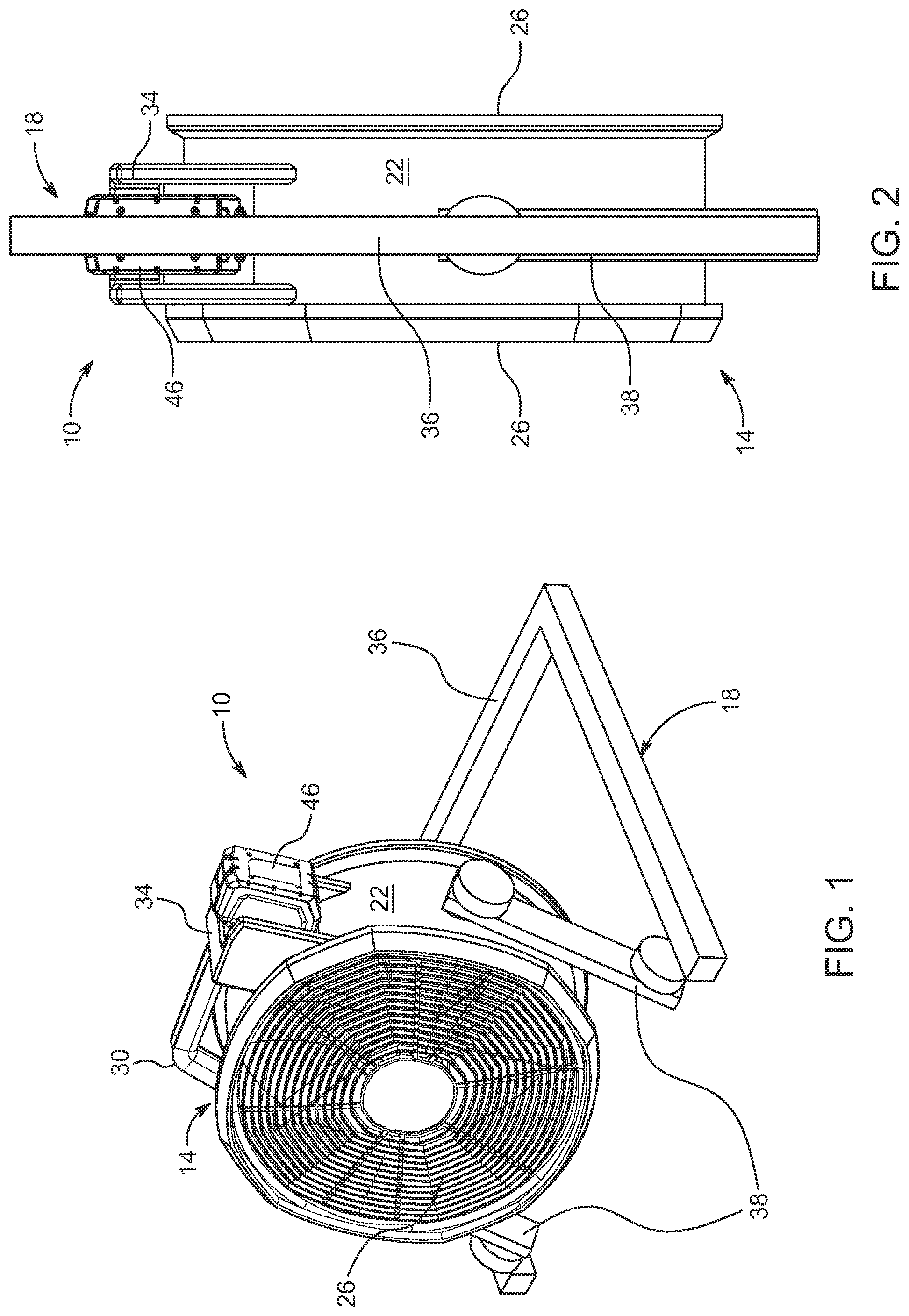 Patent US12092120 — Adjustable fan assembly — Figure 1