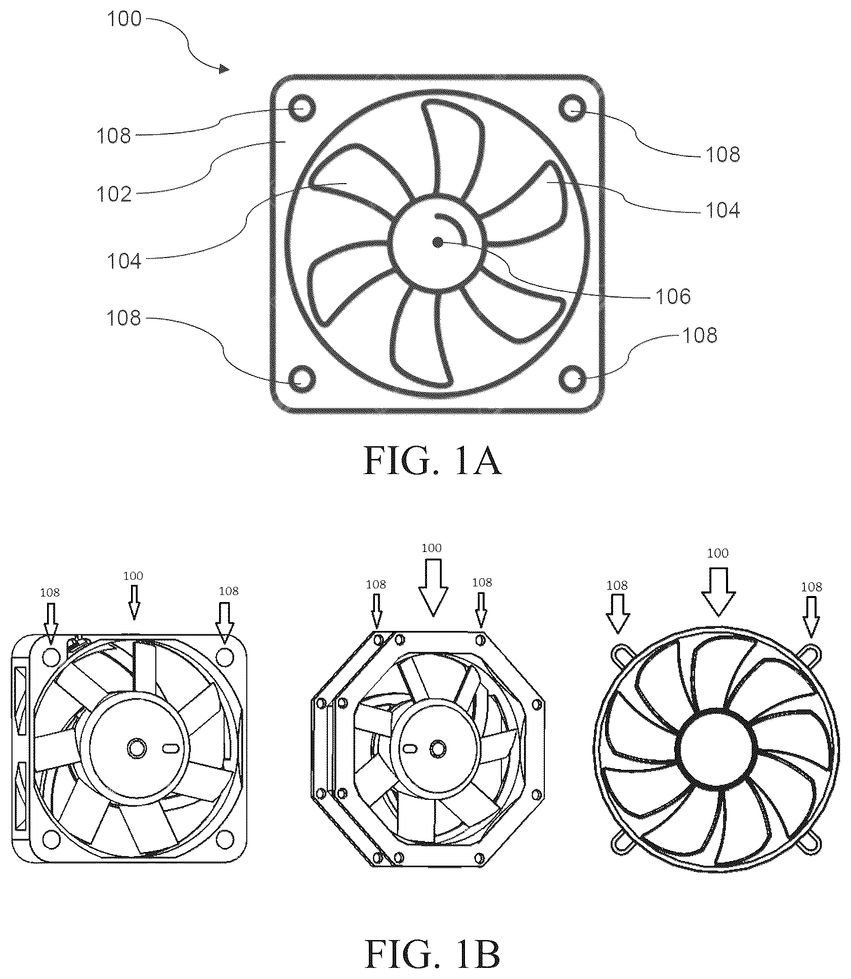 Patent US12092132 — Mounting device for a fan unit — Figure 1