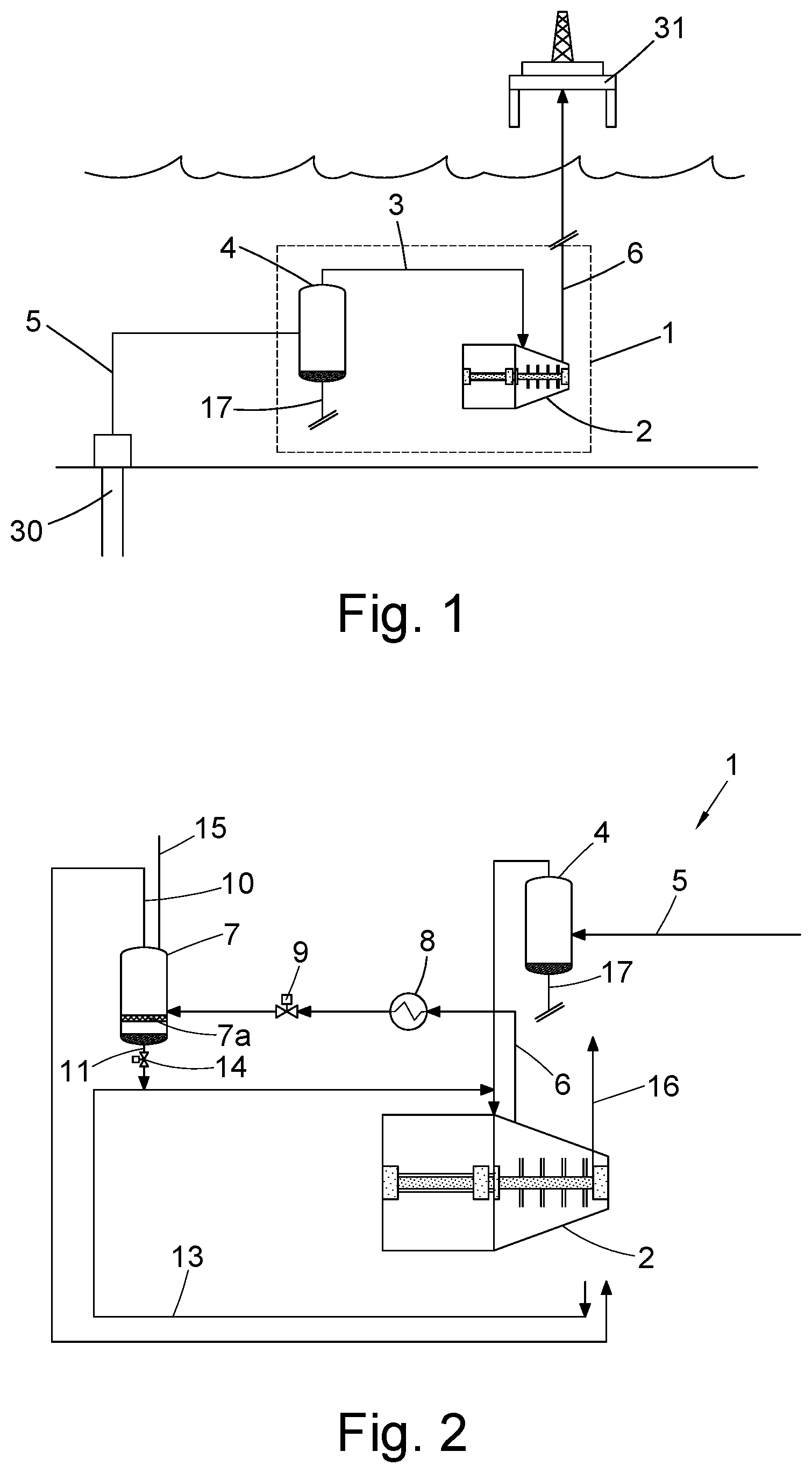 Patent US12092133 — Gas compressor cleaning — Figure 1