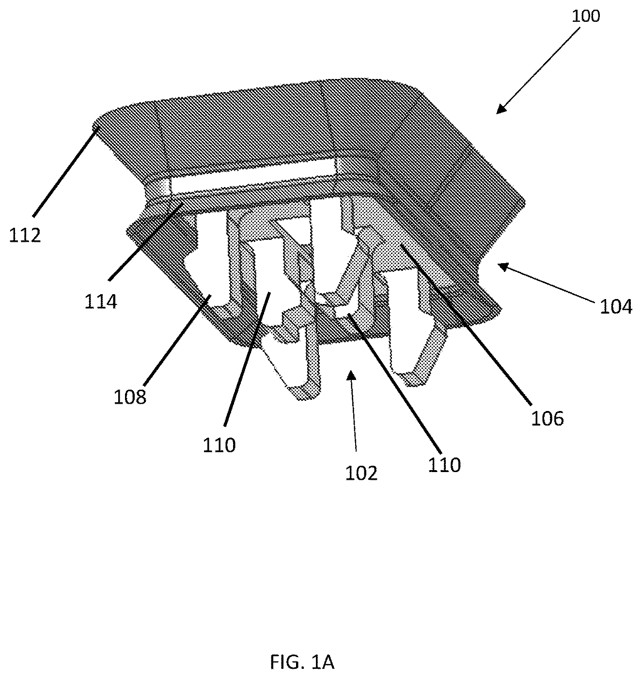 Patent US12092140 — Fastening clip — Figure 1