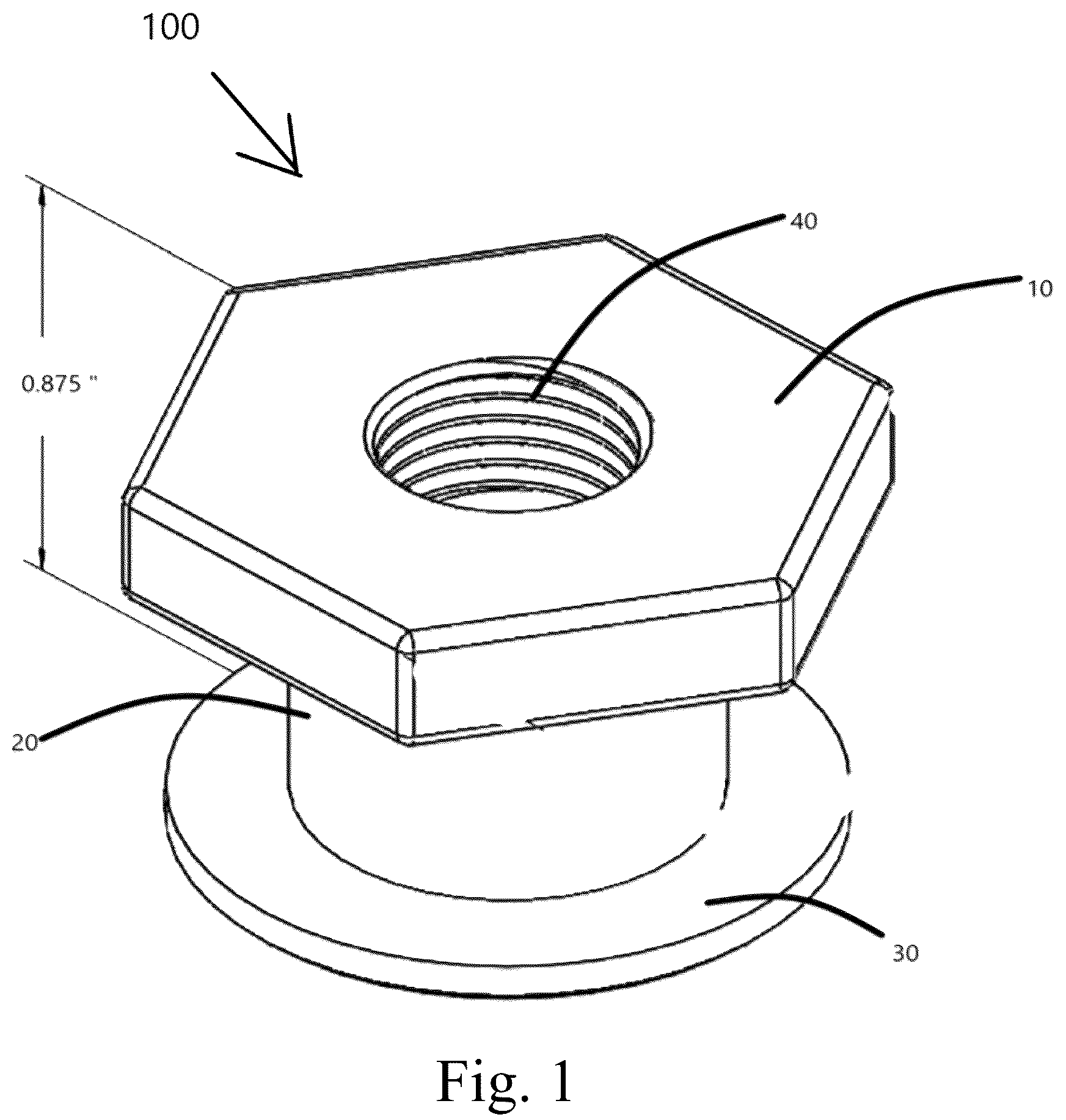 Patent US12092142 — IPR solenoid retaining nut — Figure 1