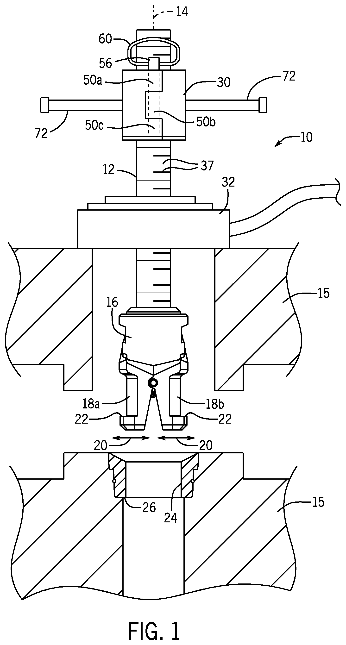 Patent US12092146 — Speed nut — Figure 1