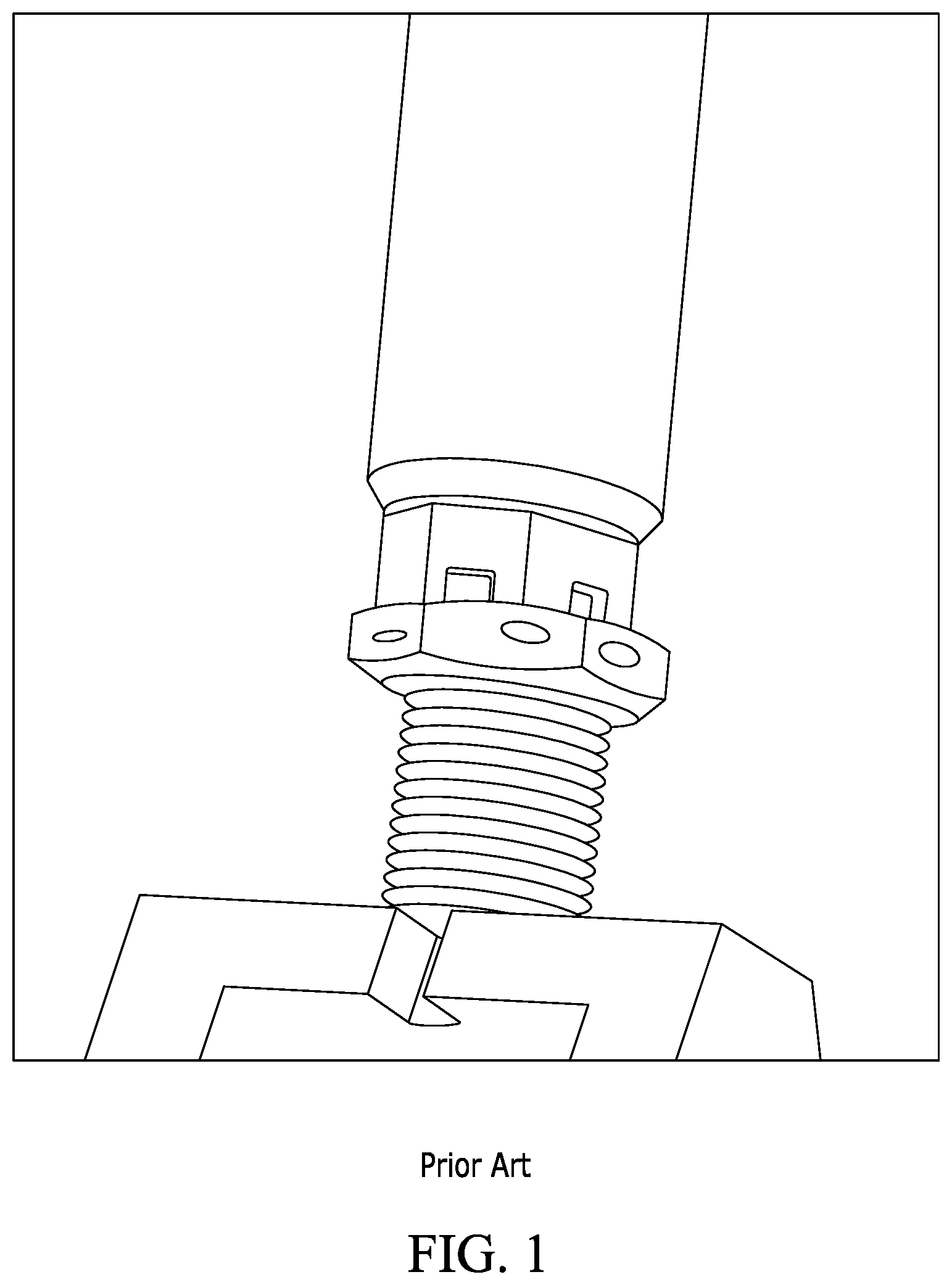 Patent US12092147 — Adjustable length rod-end assembly having an integral secondary locking feature — Figure 1