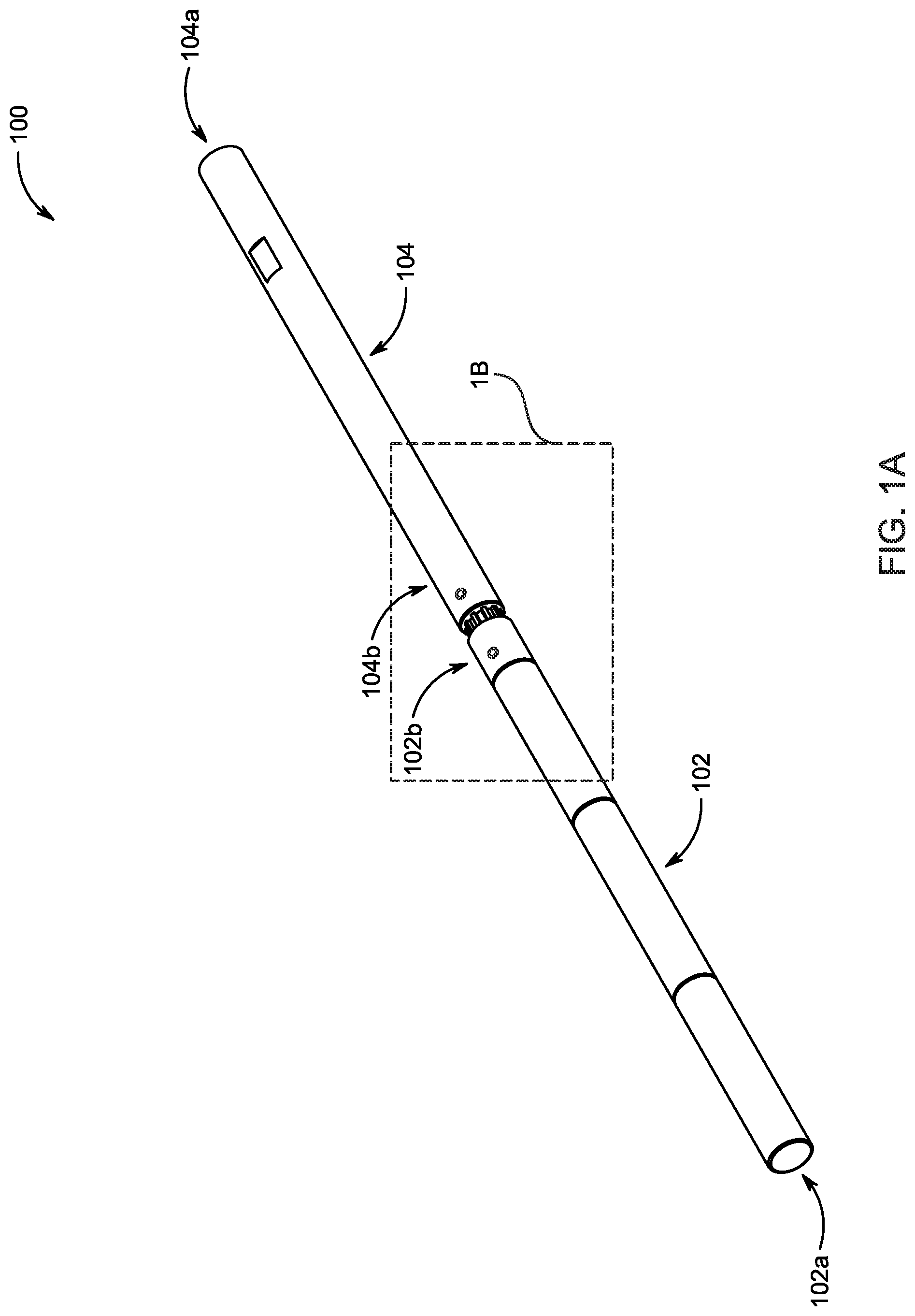Patent US12092155 — Quick-change split shaft — Figure 1