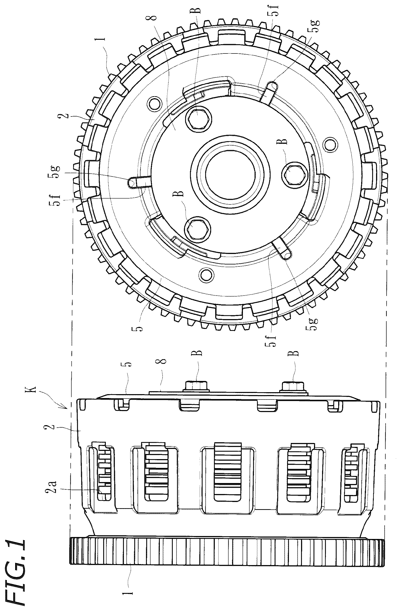 Patent US12092166 Figure 1 – Power transmission apparatus