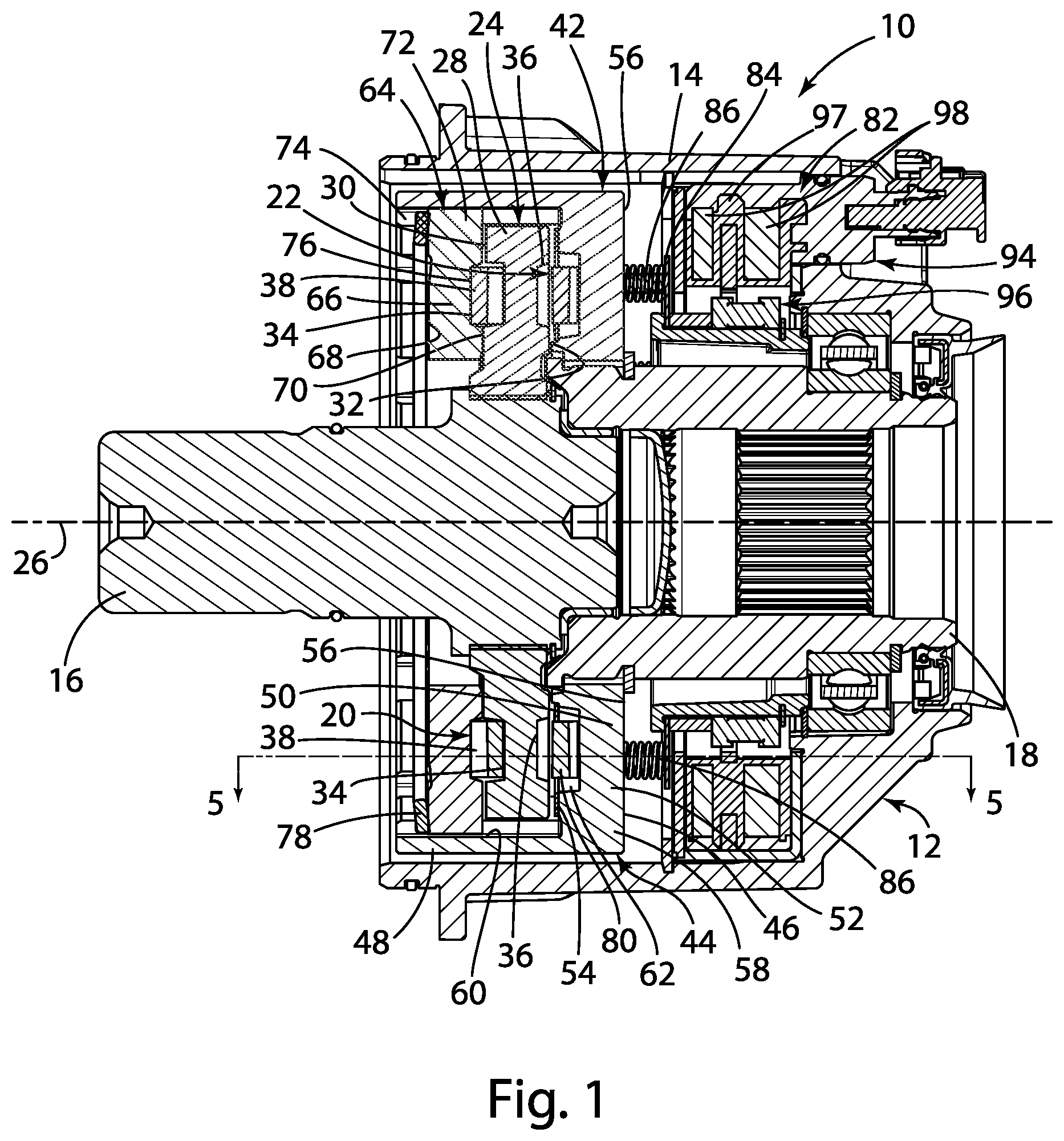 Patent US12092172 — Controllable clutch assembly — Figure 1