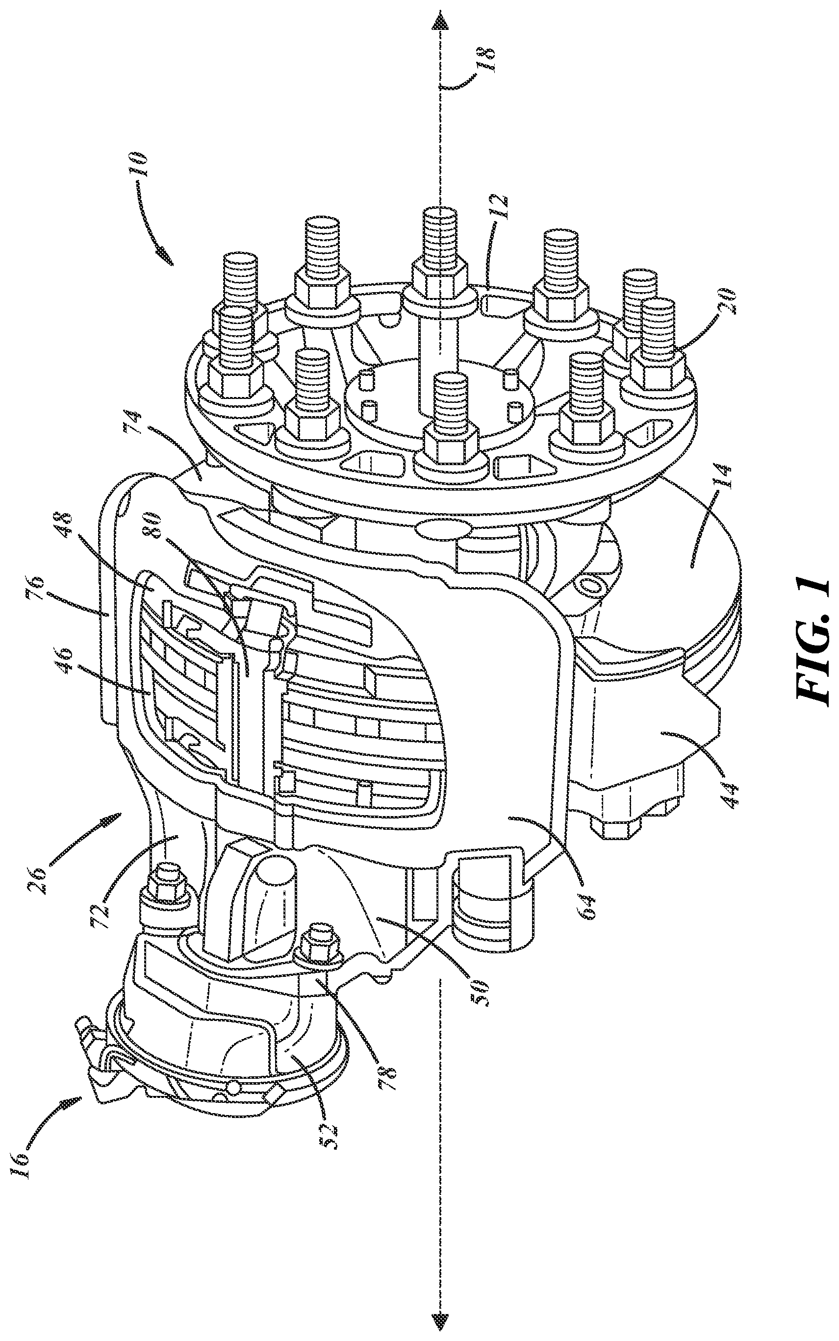 Patent US12092176 — Friction pad carrier for a disc brake — Figure 1