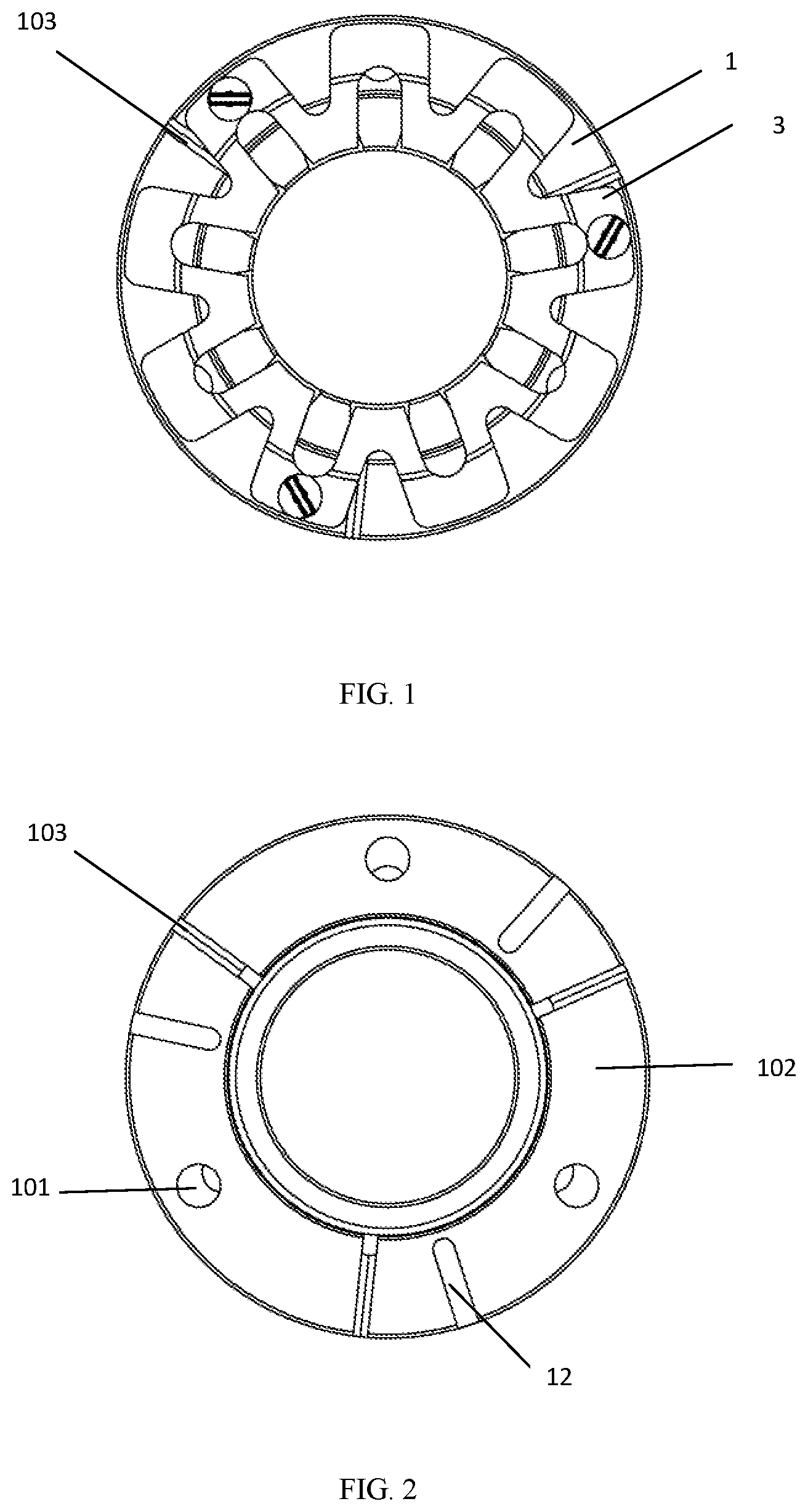 Patent US12092190 — Displacement planetary carrier system and planetary transmission device thereof — Figure 1