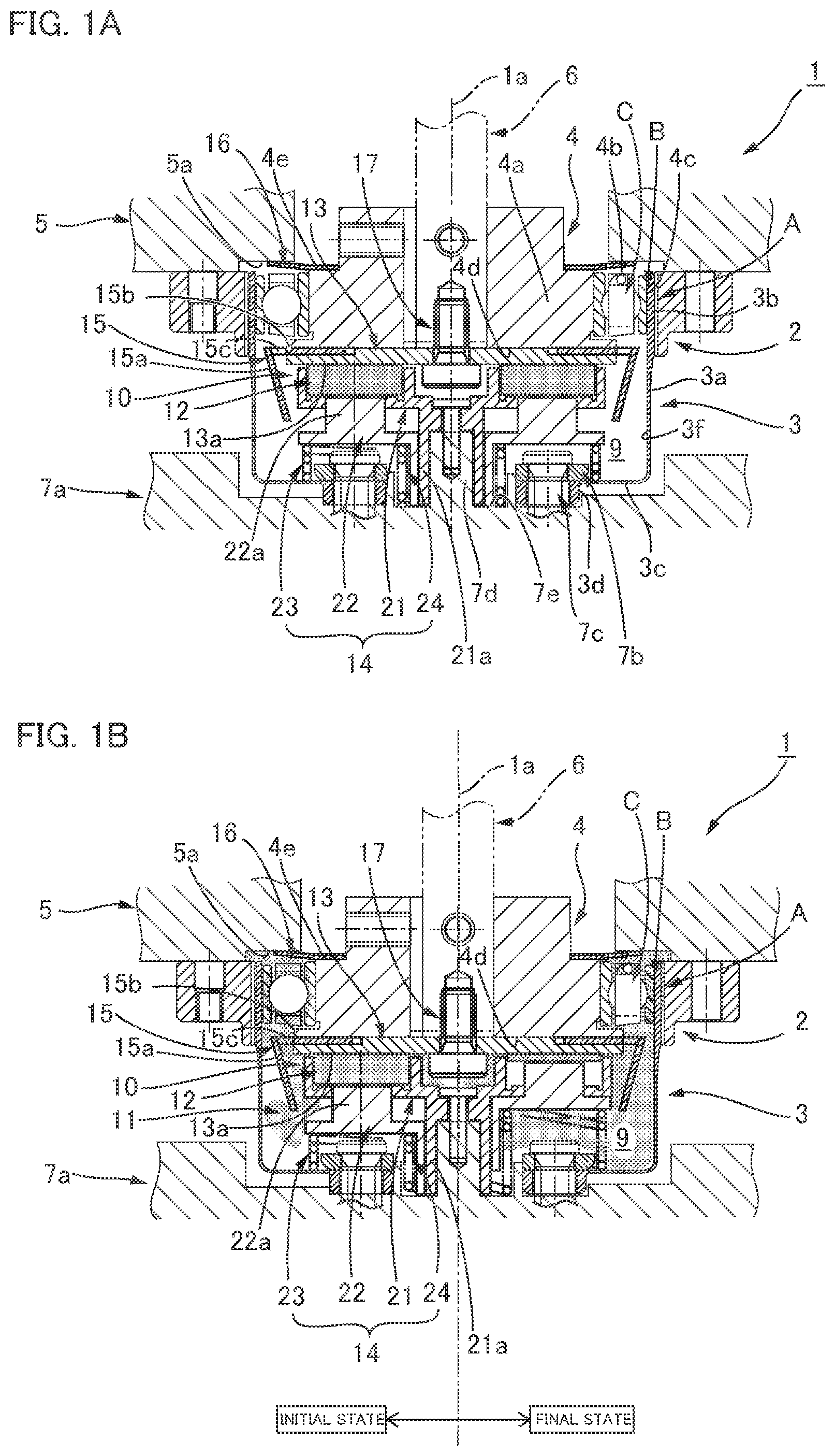 Patent US12092199 — Powder lubrication method of strain wave gearing — Figure 1