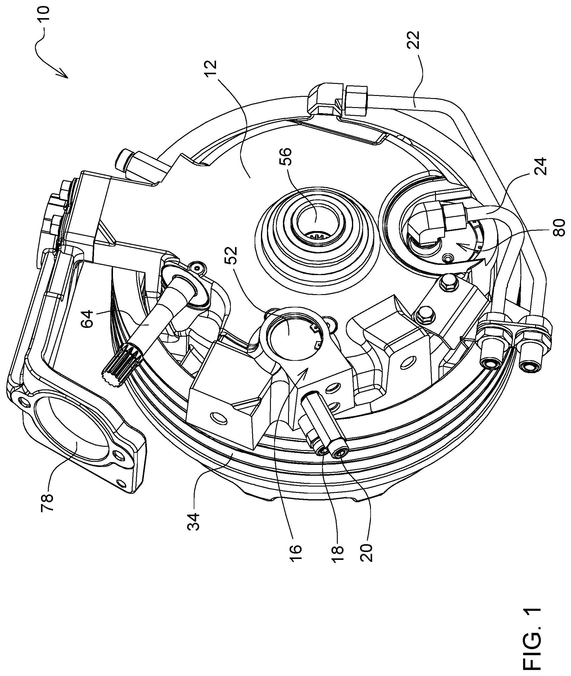 Patent US12092201 — Gerotor pump as for a transmission — Figure 1