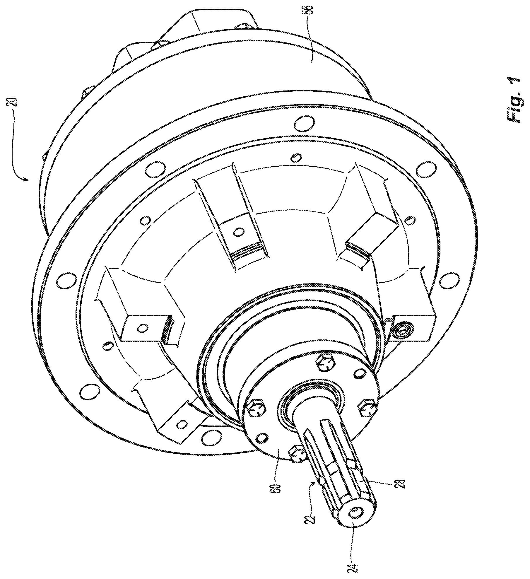 Patent US12092203 — Planetary gear assembly with reversible PTO shaft — Figure 1