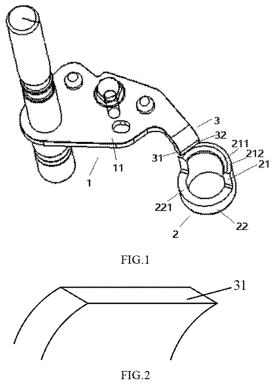 Patent US12092211 — Axially-limited guide device, parking mechanism, and automobile — Figure 1