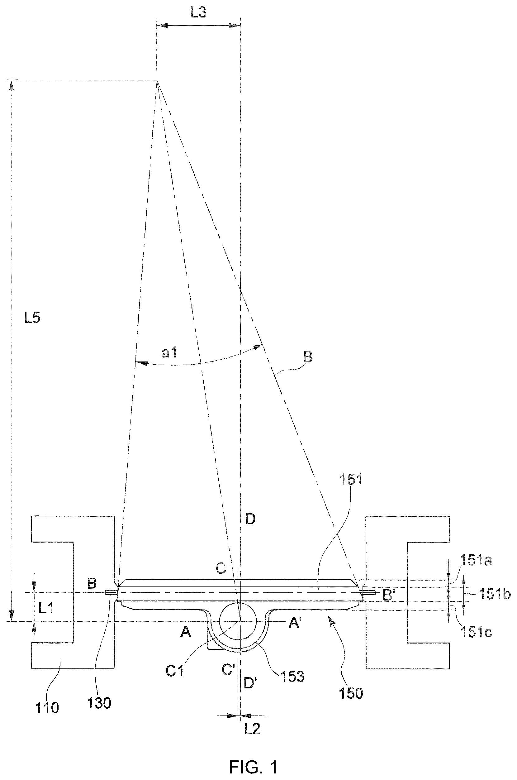 Patent US12092225 — Butterfly valve with quintuple offset structure — Figure 1