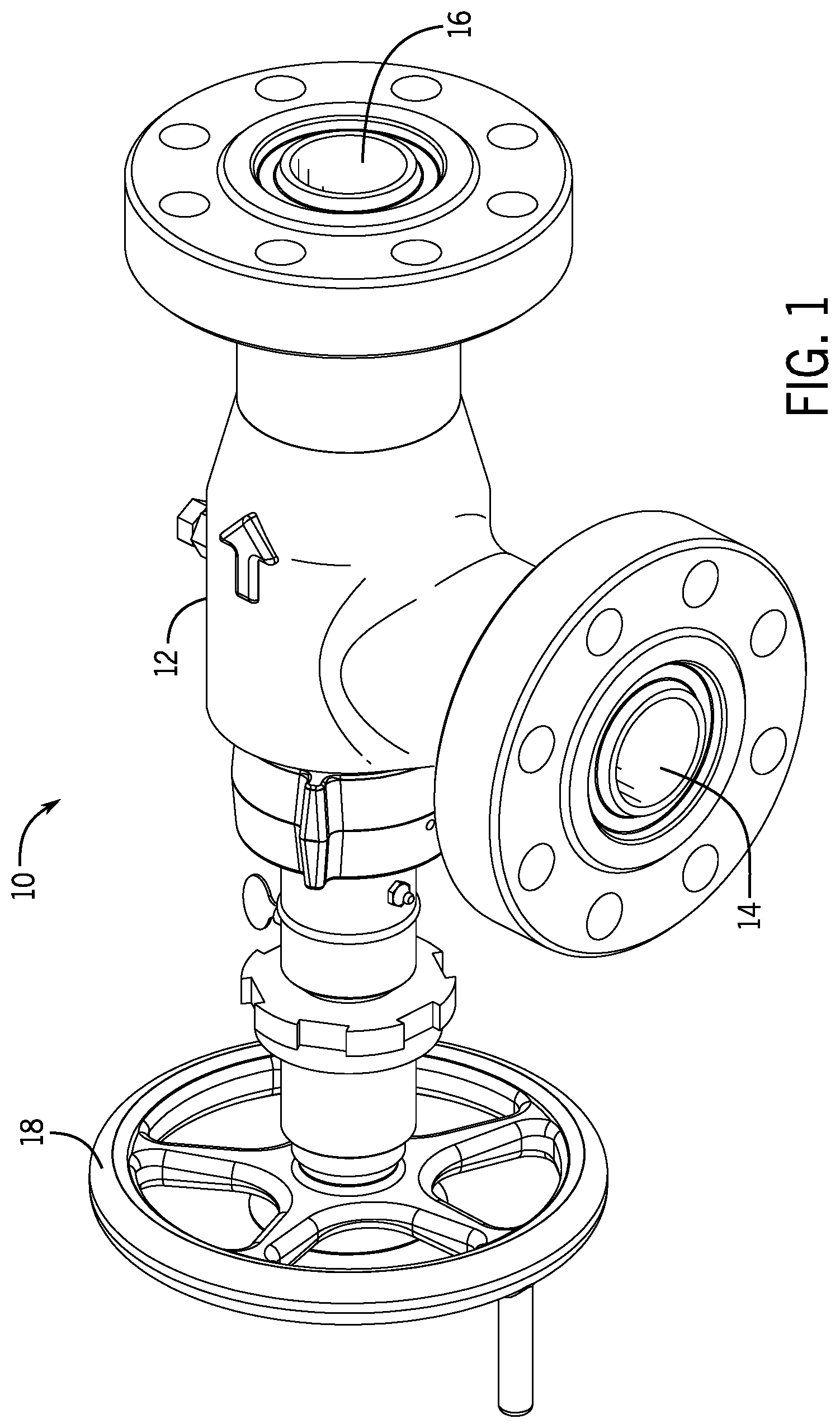 Patent US12092226 Figure 1 – Choke valve assembly