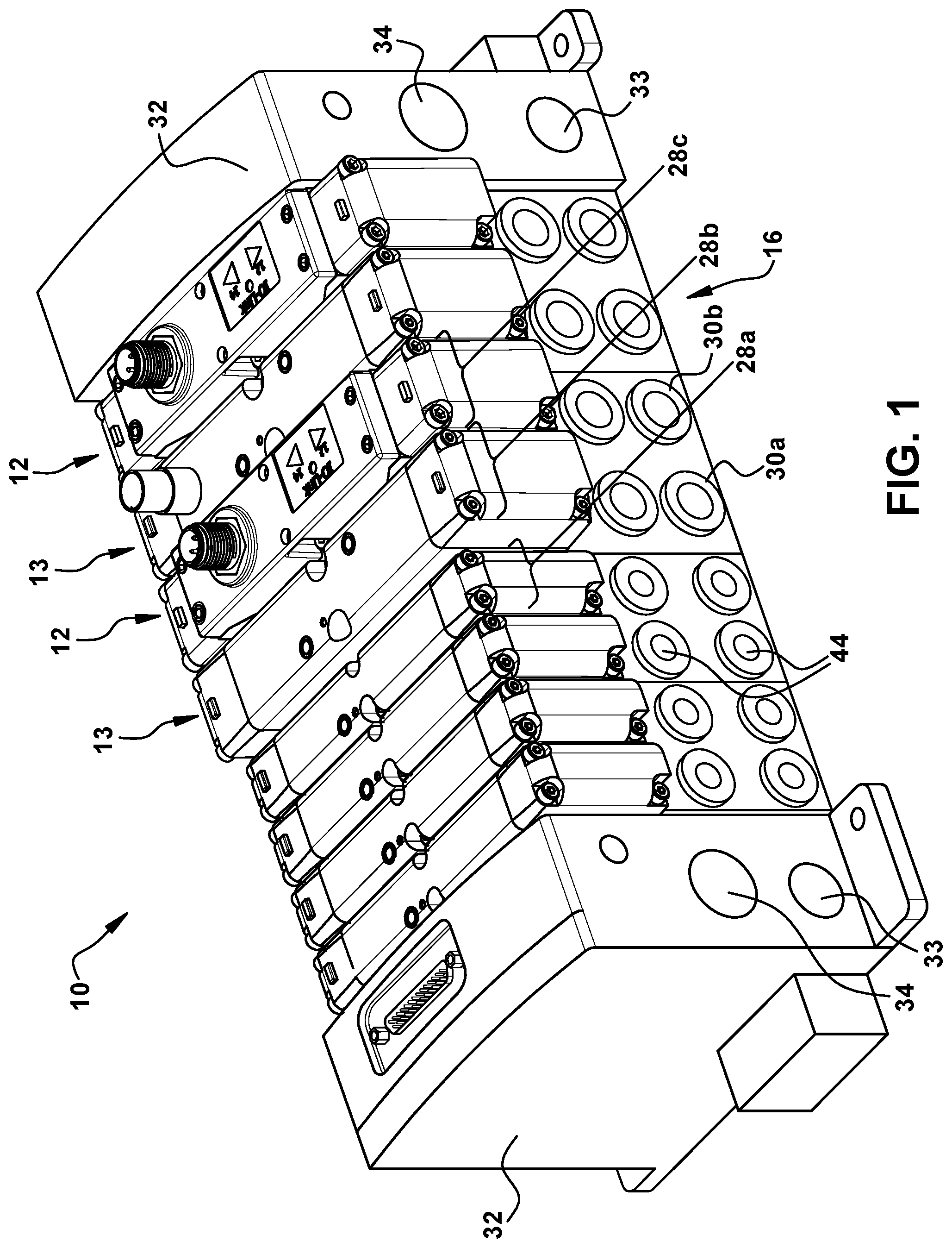 Patent US12092229 — Valve bank and smart control valve — Figure 1