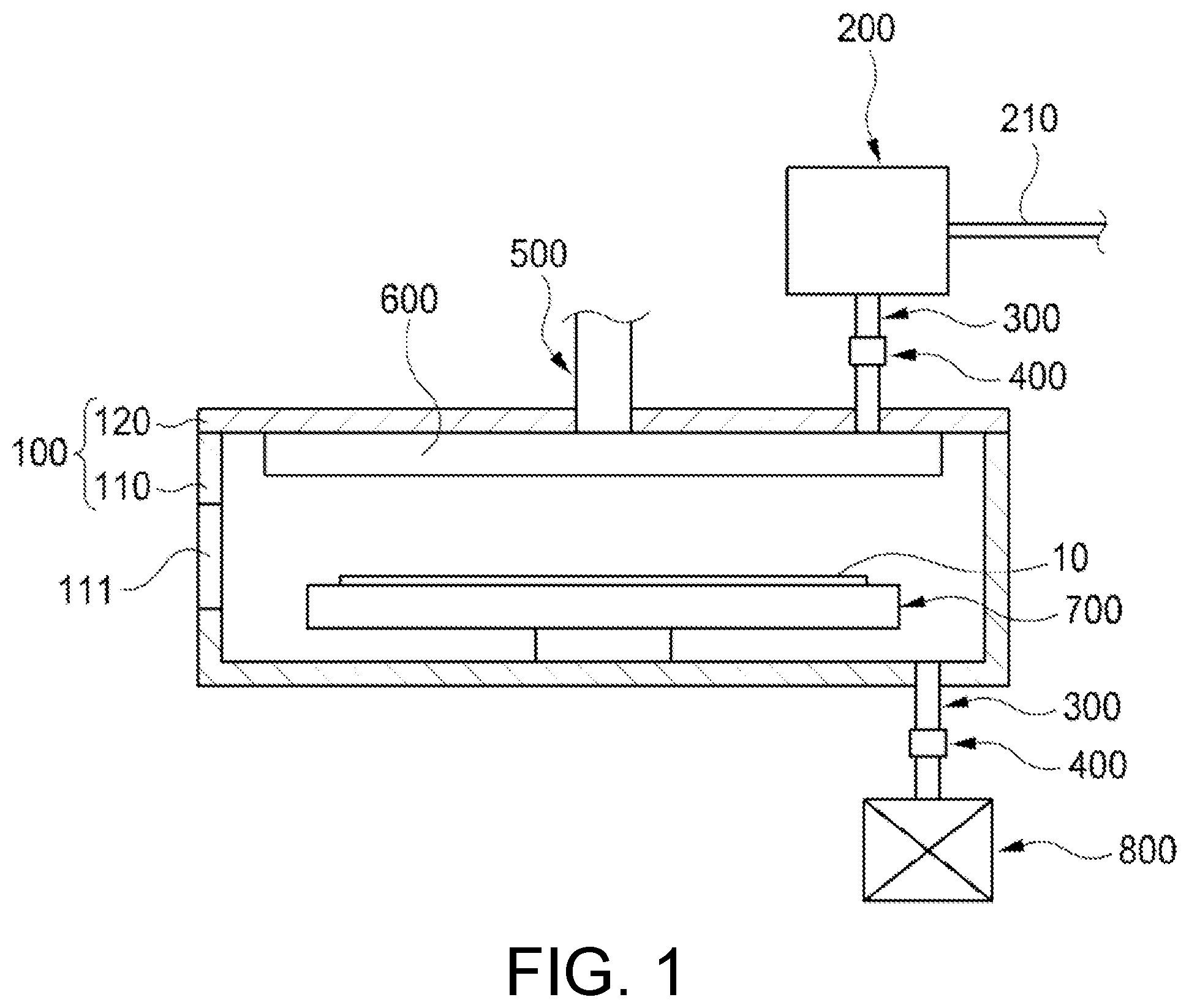 Patent US12092235 — Valve module and substrate processing device comprising the same — Figure 1