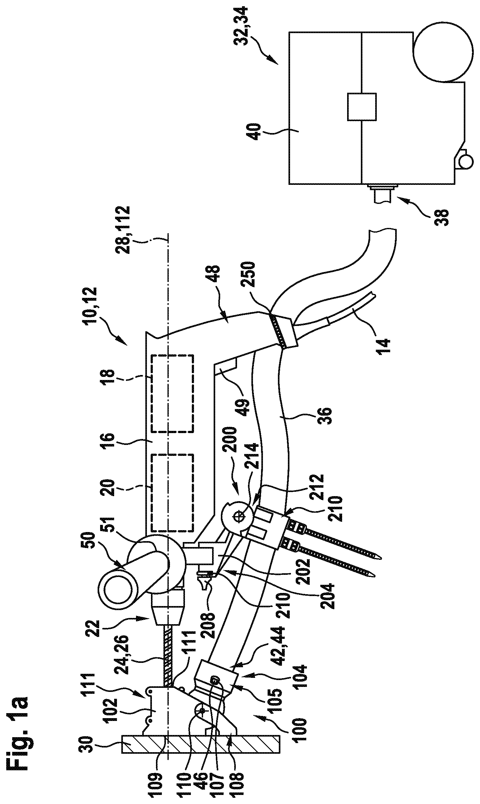 Patent US12092247 — Suction-extraction attachment — Figure 1