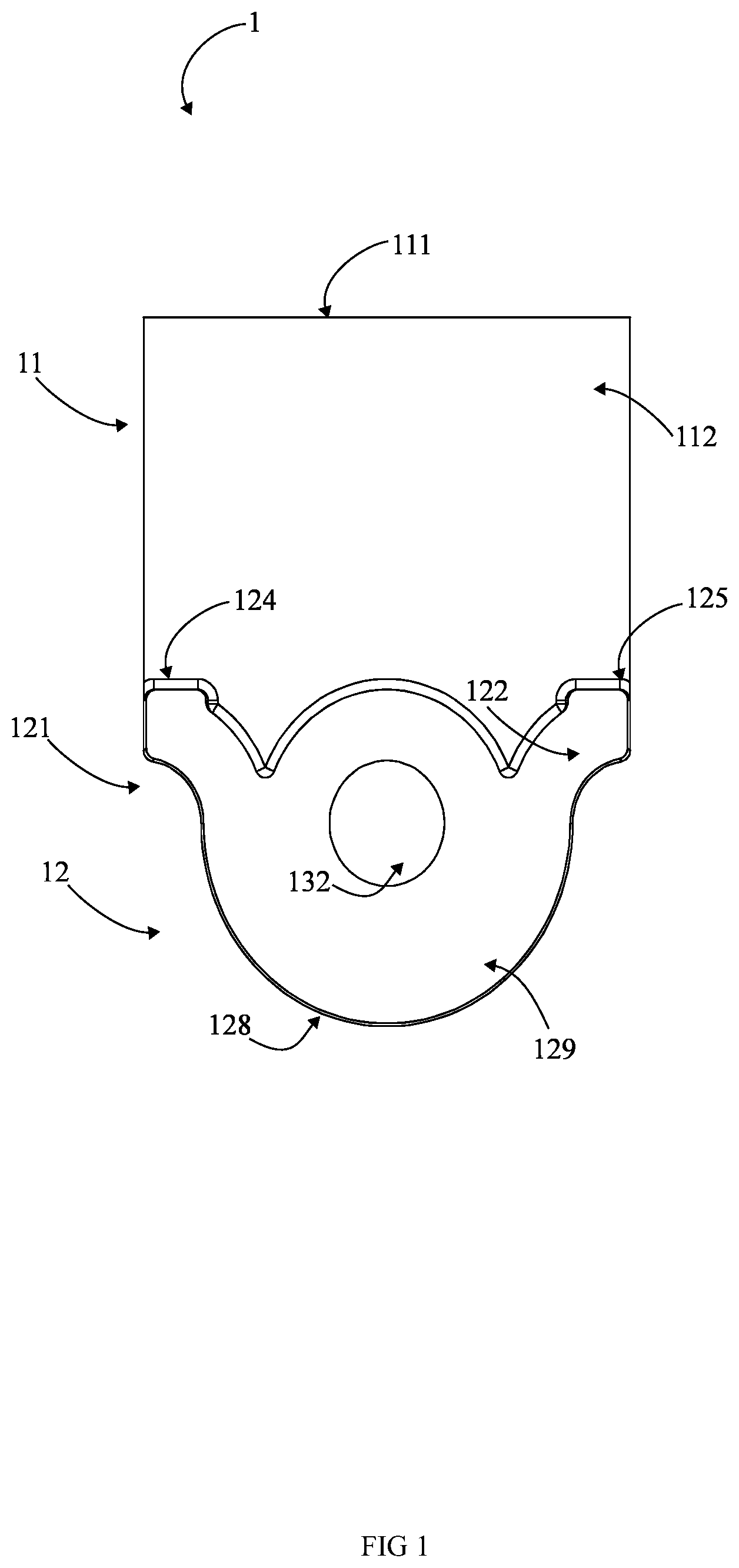 Patent US12092259 — Wall mount pro — Figure 1