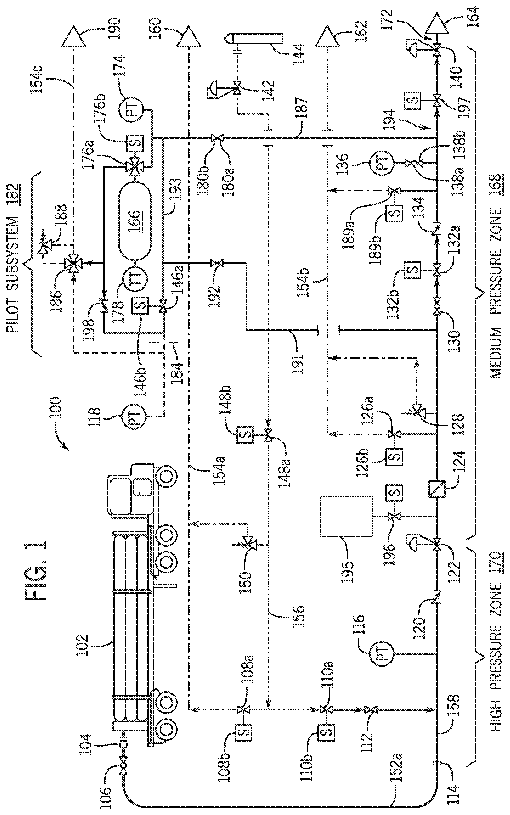 Patent US12092268 Figure 1 – Portable fueling system