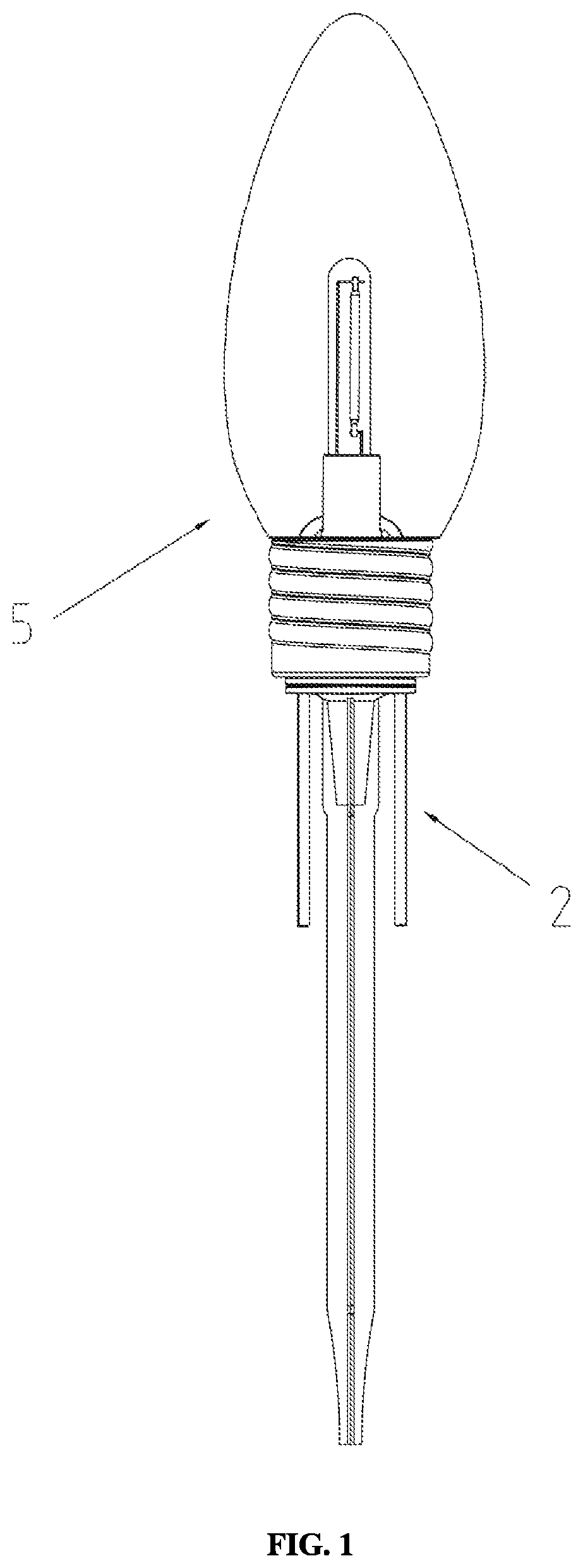 Patent US12092288 — Floor lamp device with improved structure — Figure 1